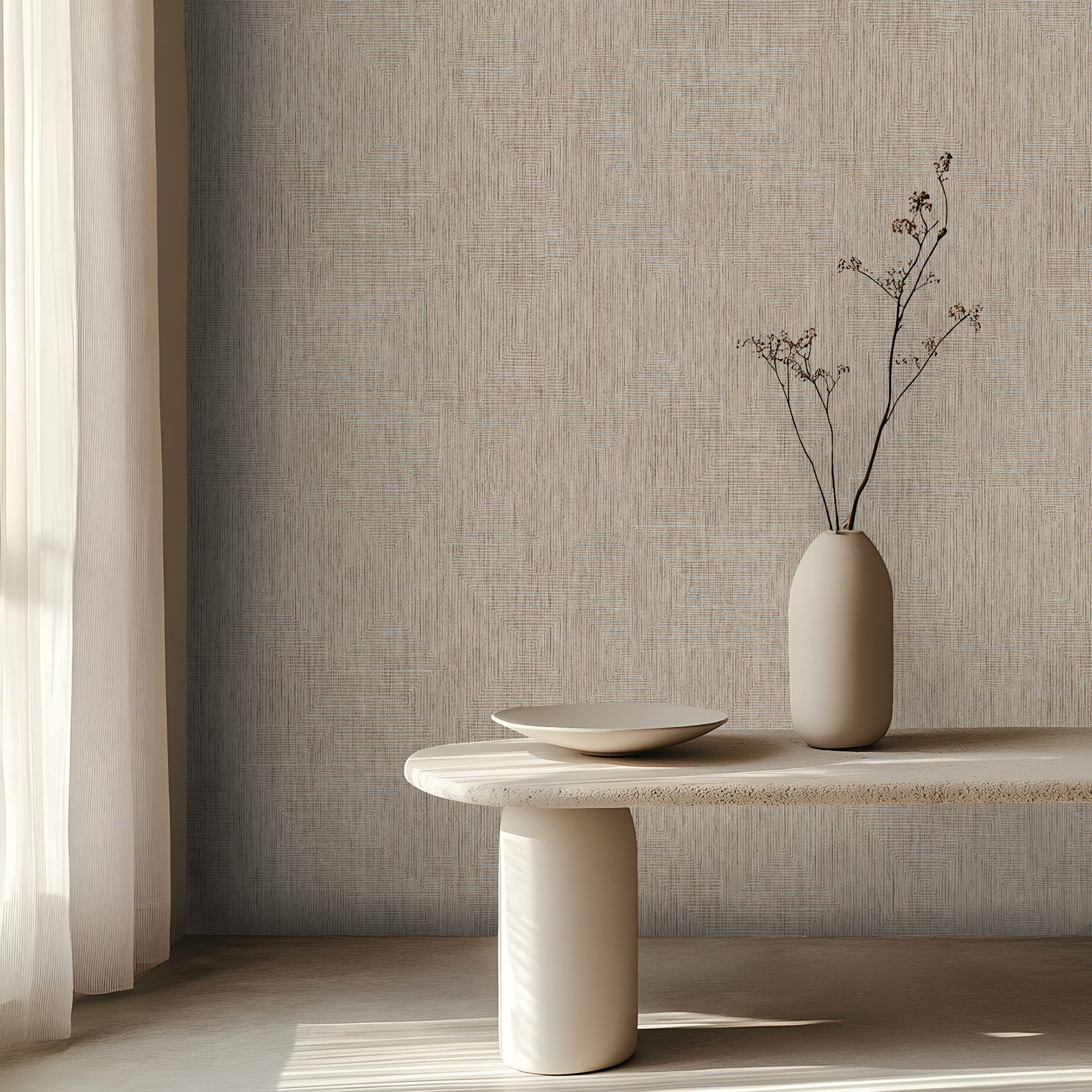 Hohenberger Vliestapete Cerra Rio Dark Linen 27612