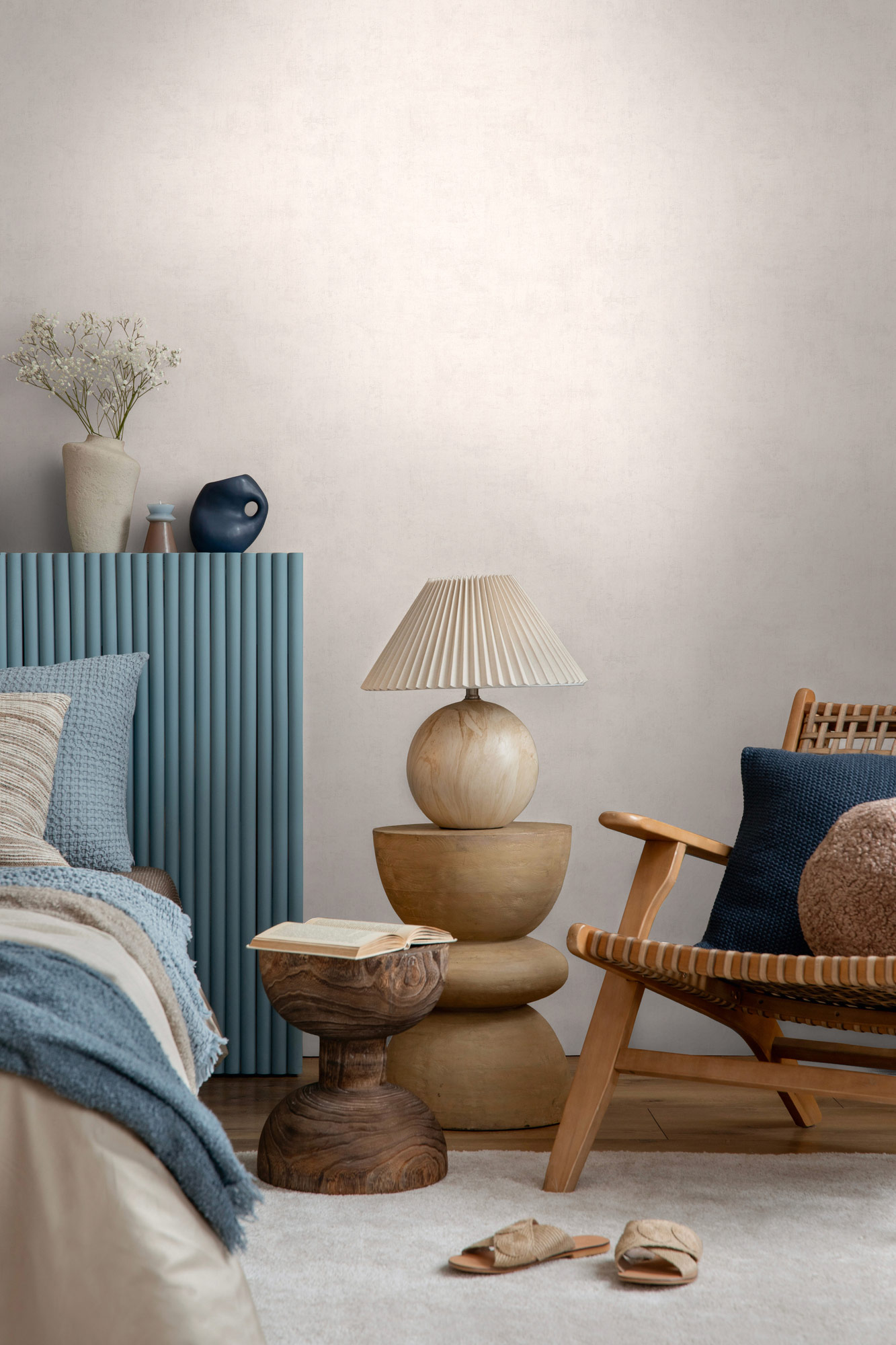 AS Vliestapete Nordic Feeling Unitapete Grau 791543