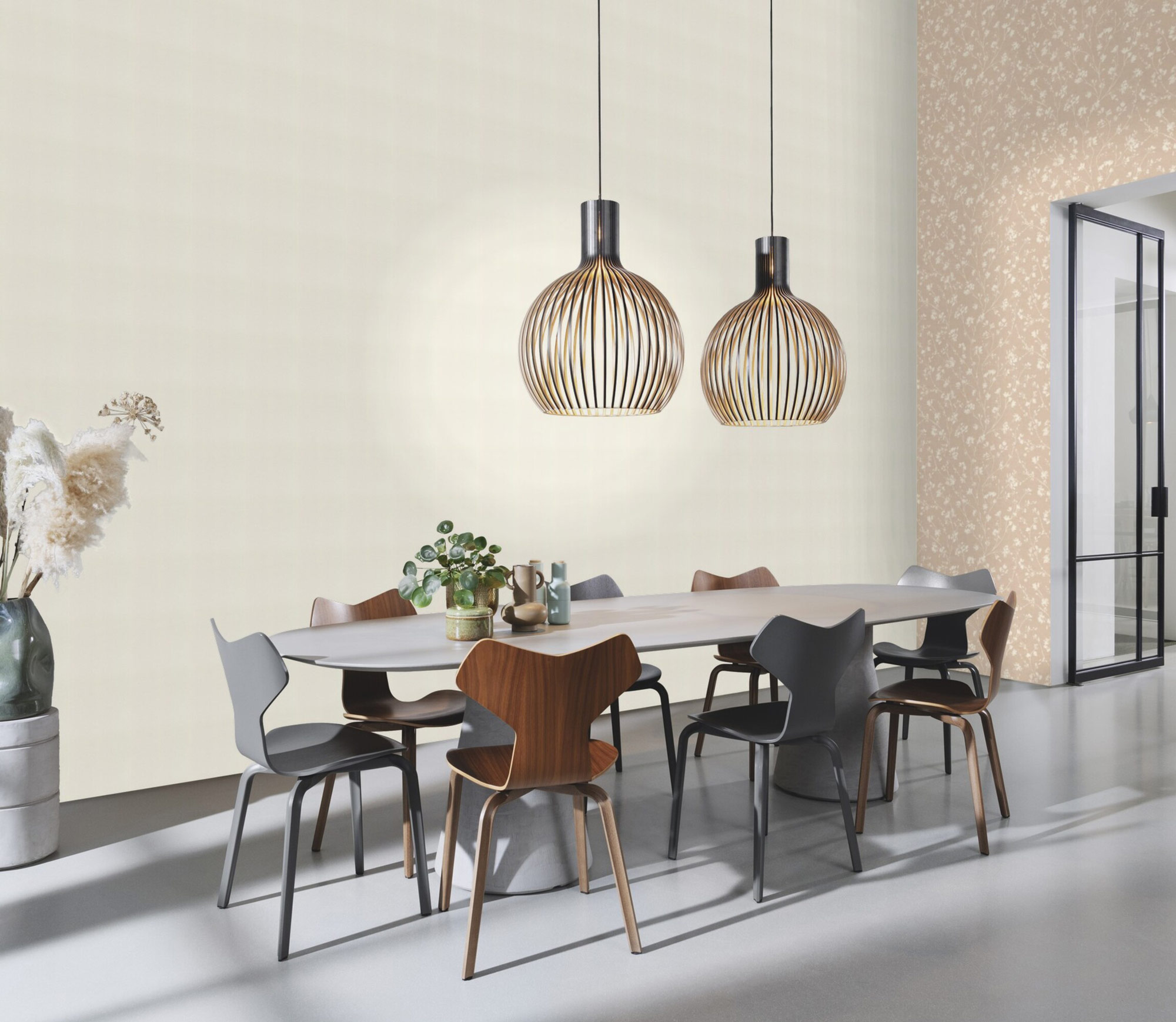 Rasch Vliestapete Allegretto Weiß-Cremeweiß 690705