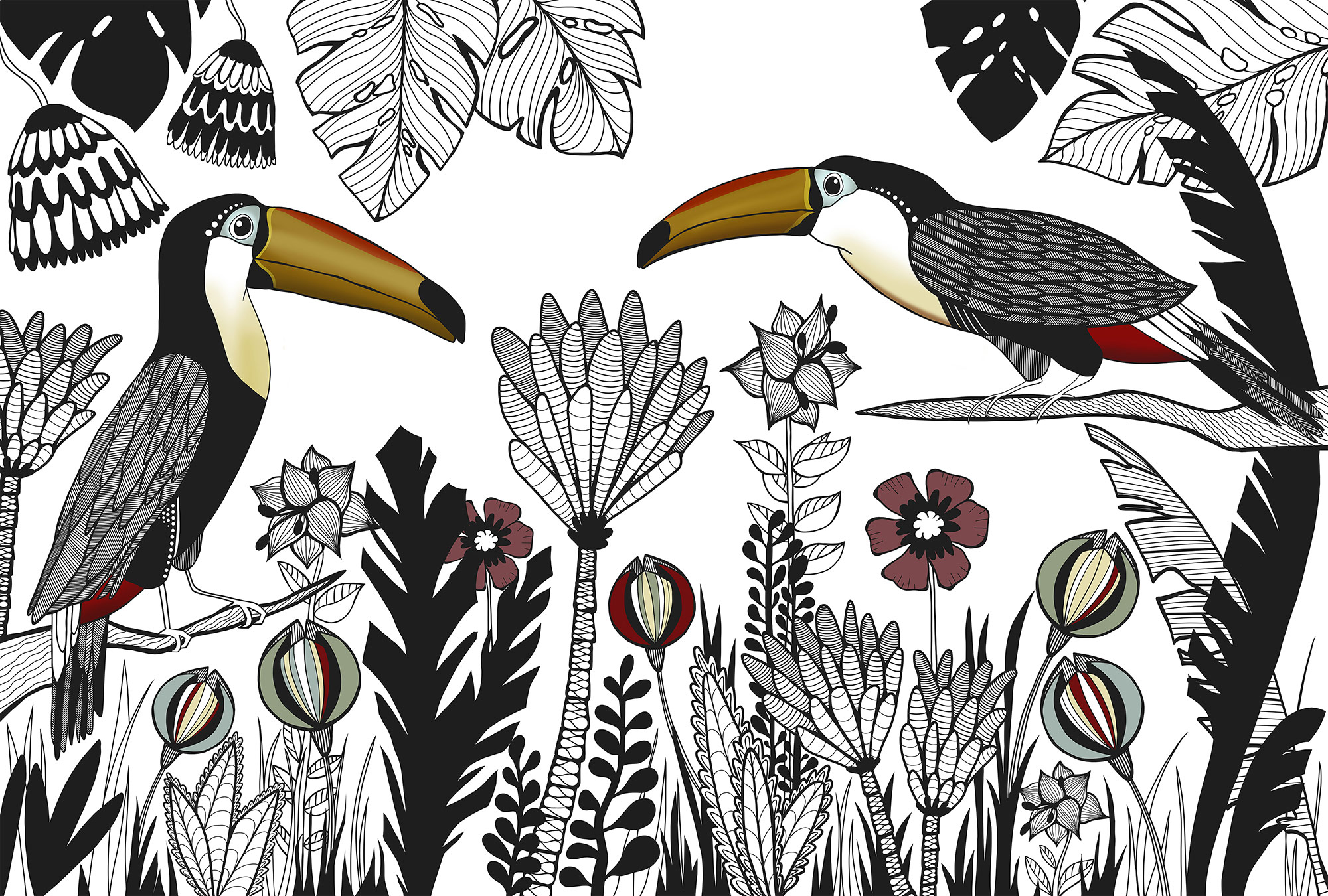 AS Fototapete ARTist Dschungel DD120061