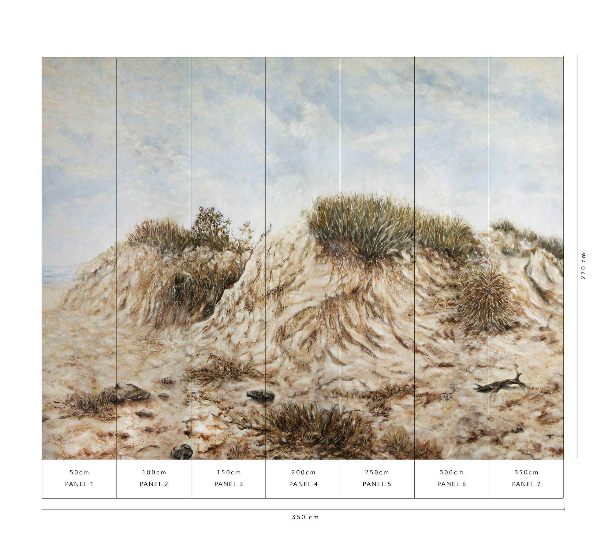 Erismann Fototapete GMK Art Edition Dünengeflüster 223410