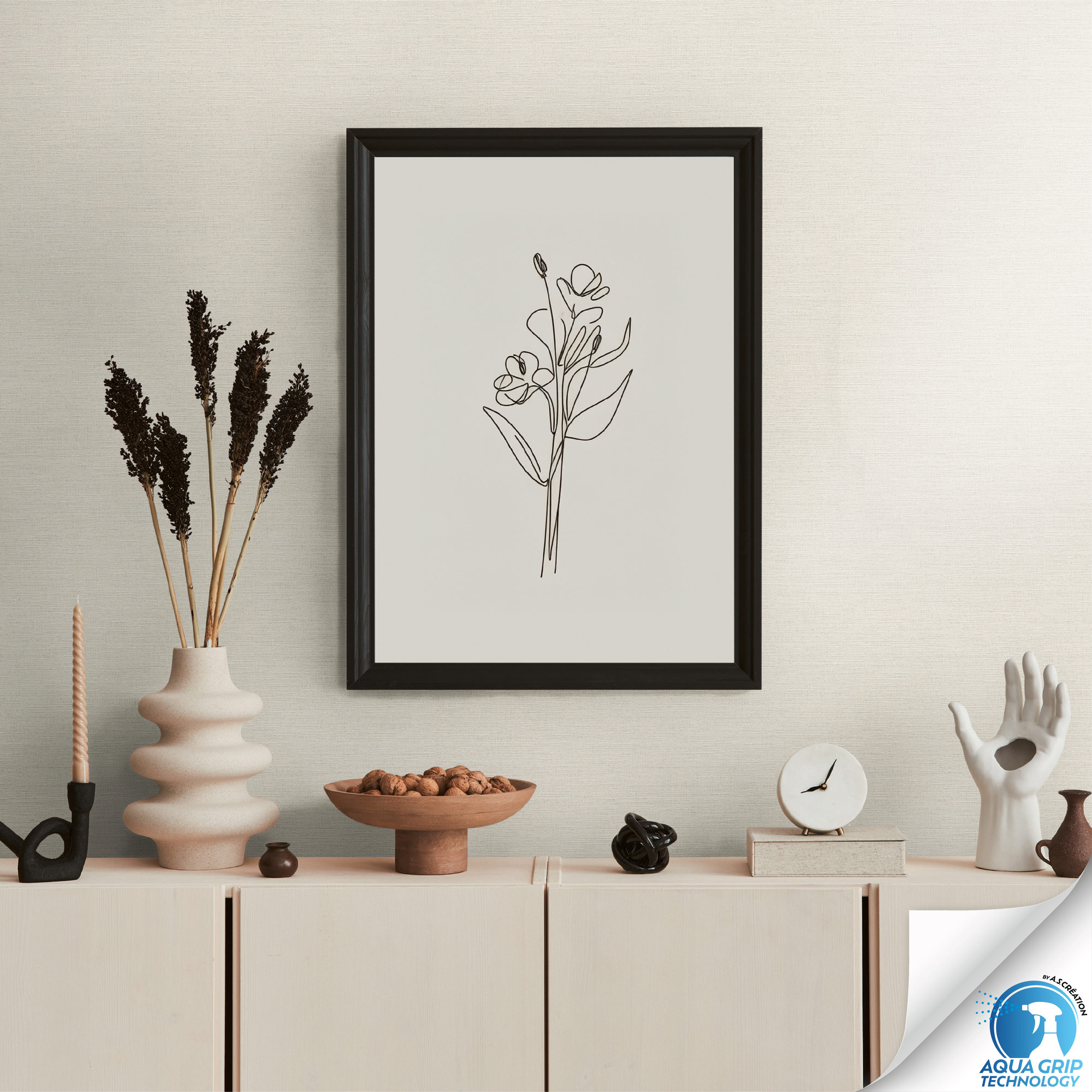 AS Vliestapete WOW Designdrop Unitapete Weiß 785752