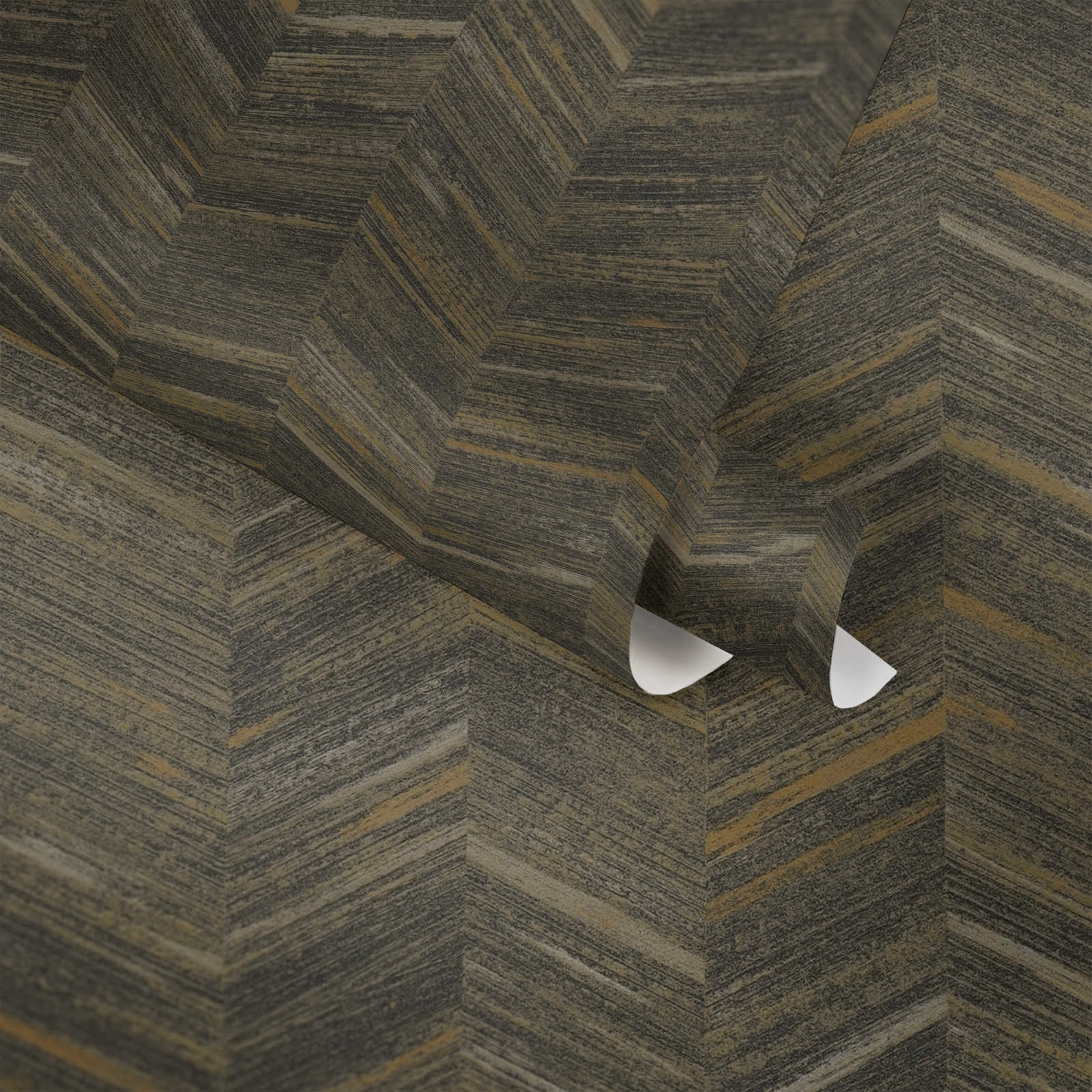 AS Creation Vliestapete Geo Effect schwarz 383097