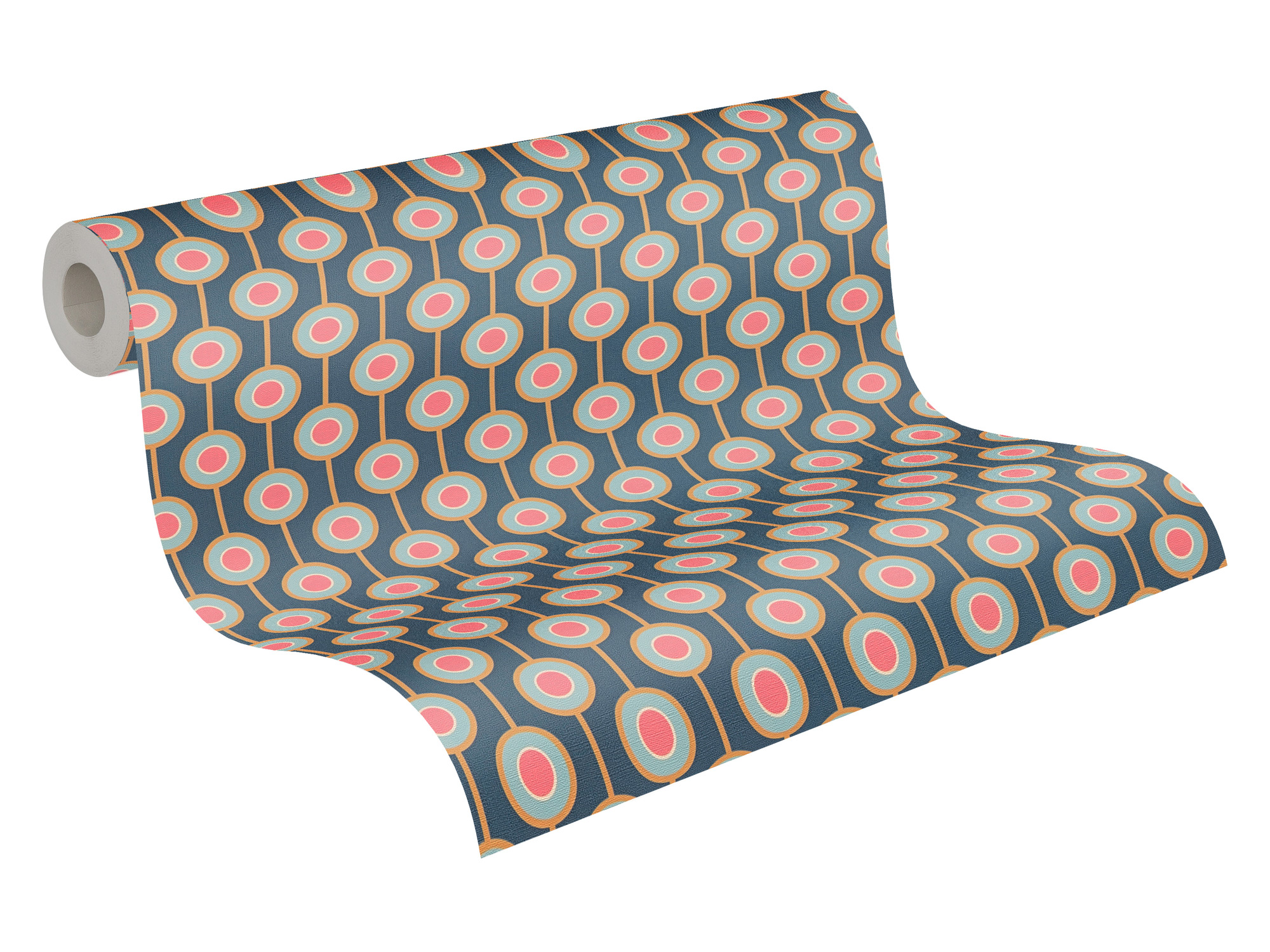 AS Creation Vliestapete Retro Chic Blau 395371