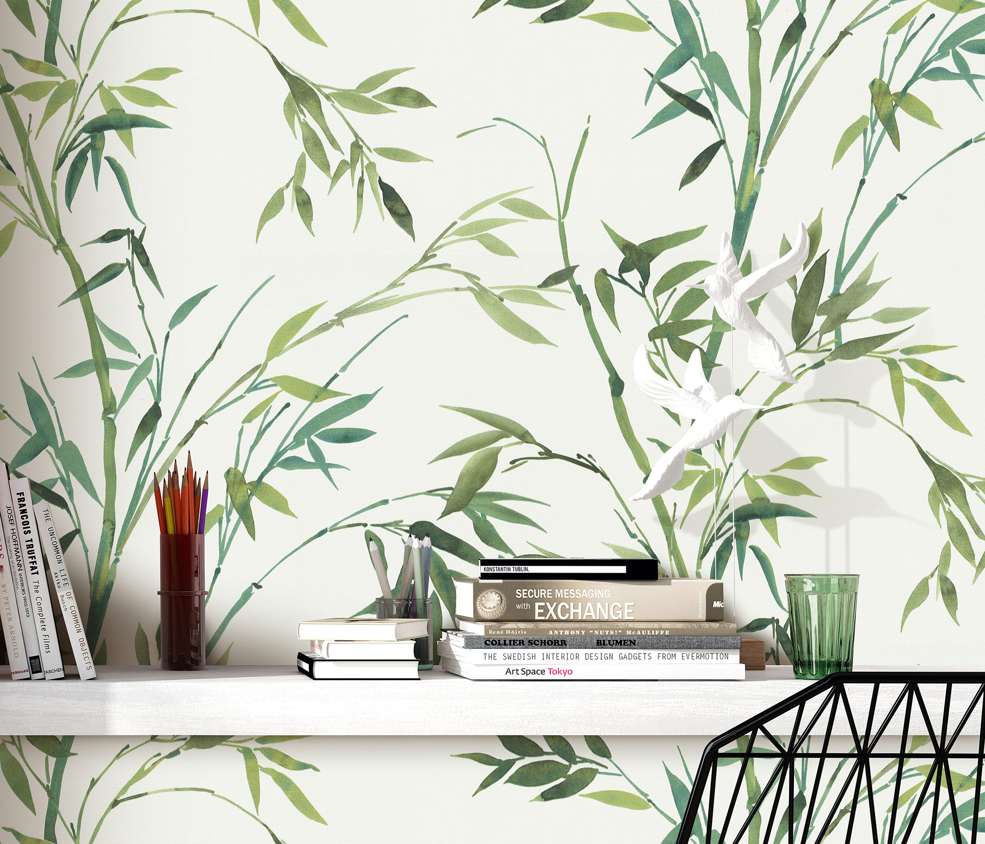 Erismann Vliestapete Martinique grün 1038807