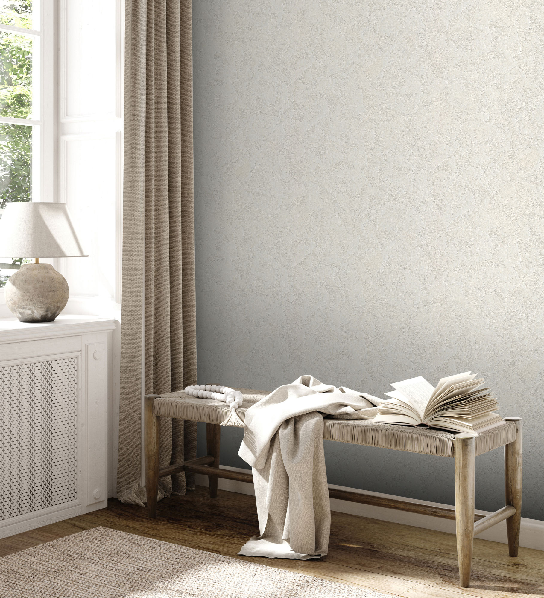 Livingwalls Vliestapete Premium Wall 2 einfarbig 390354
