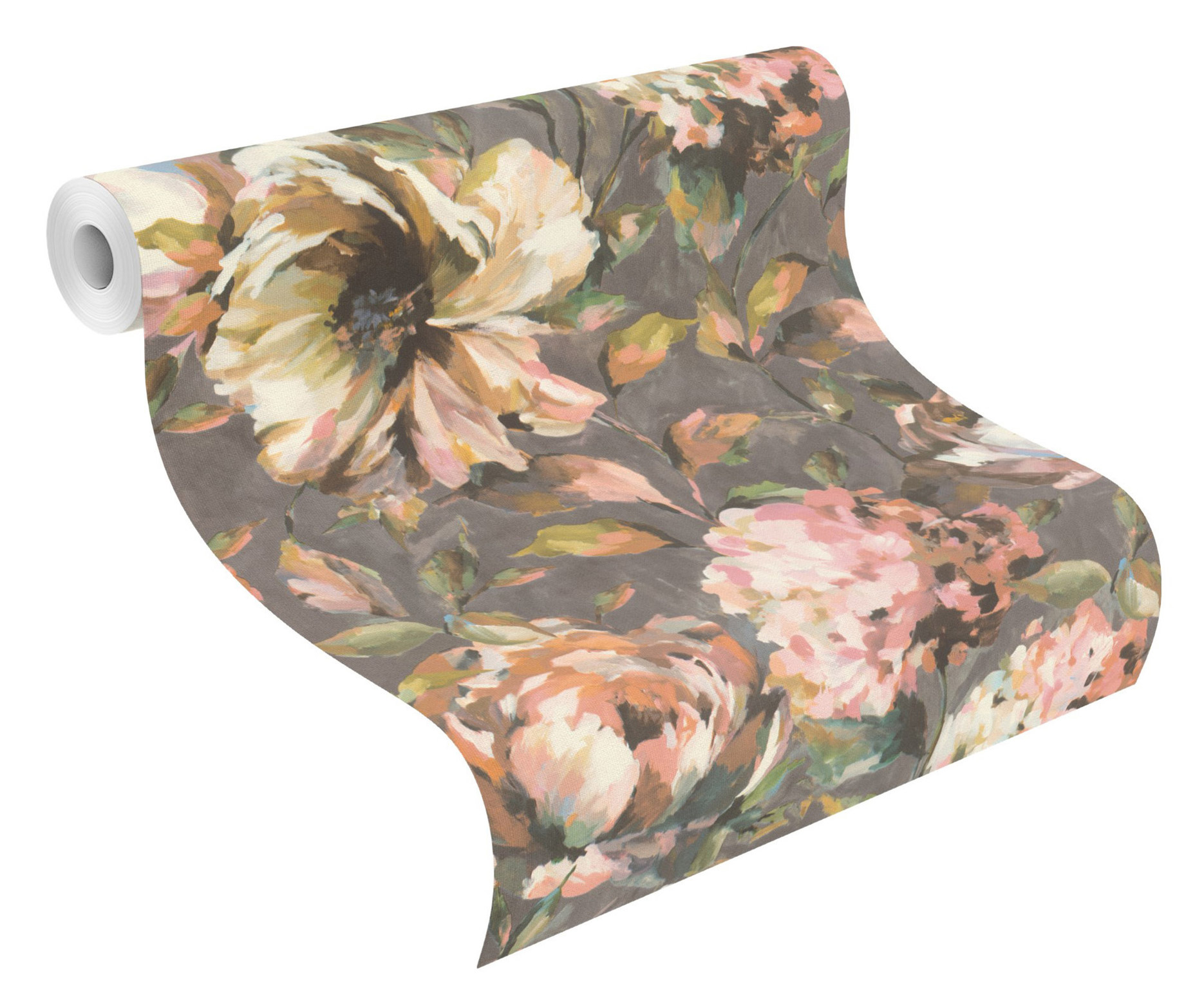 Rasch Vliestapete Florentine 3 Blumen Blüten Bouquet 485172