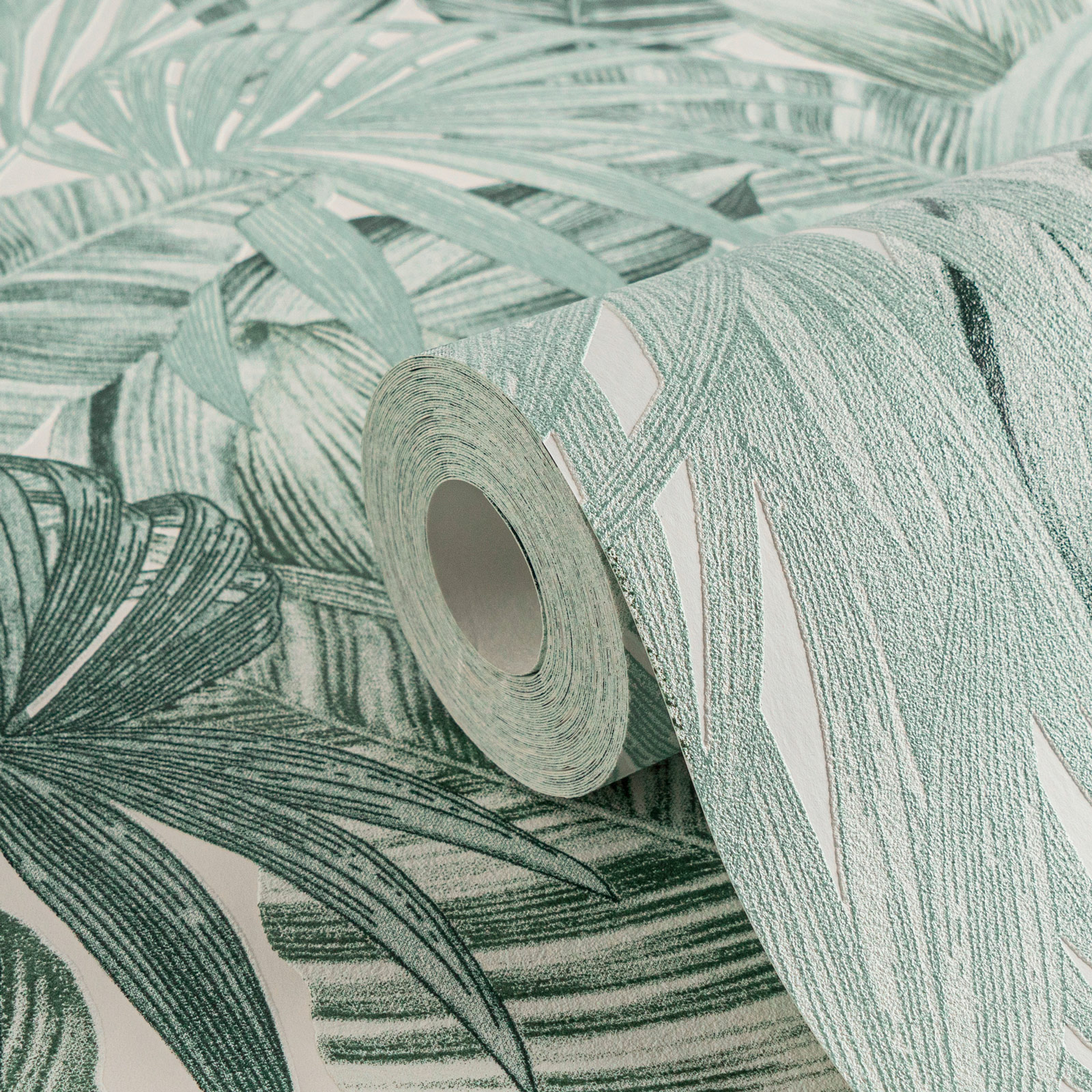 AS Vliestapete Attractive 2 Blätter Dschungel grün 368201