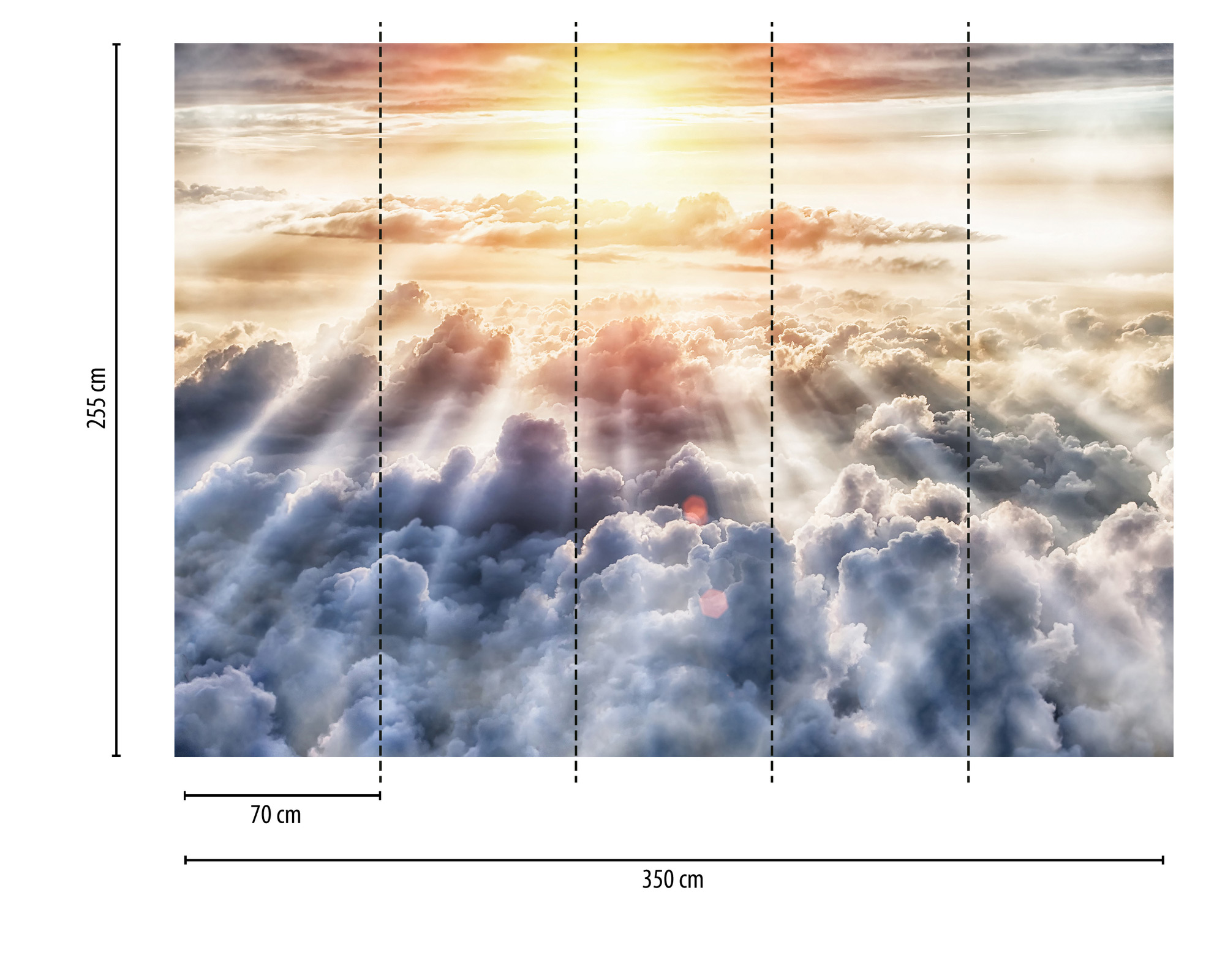 AS Fototapete Designwalls 2 Wolken Sonne DD123692