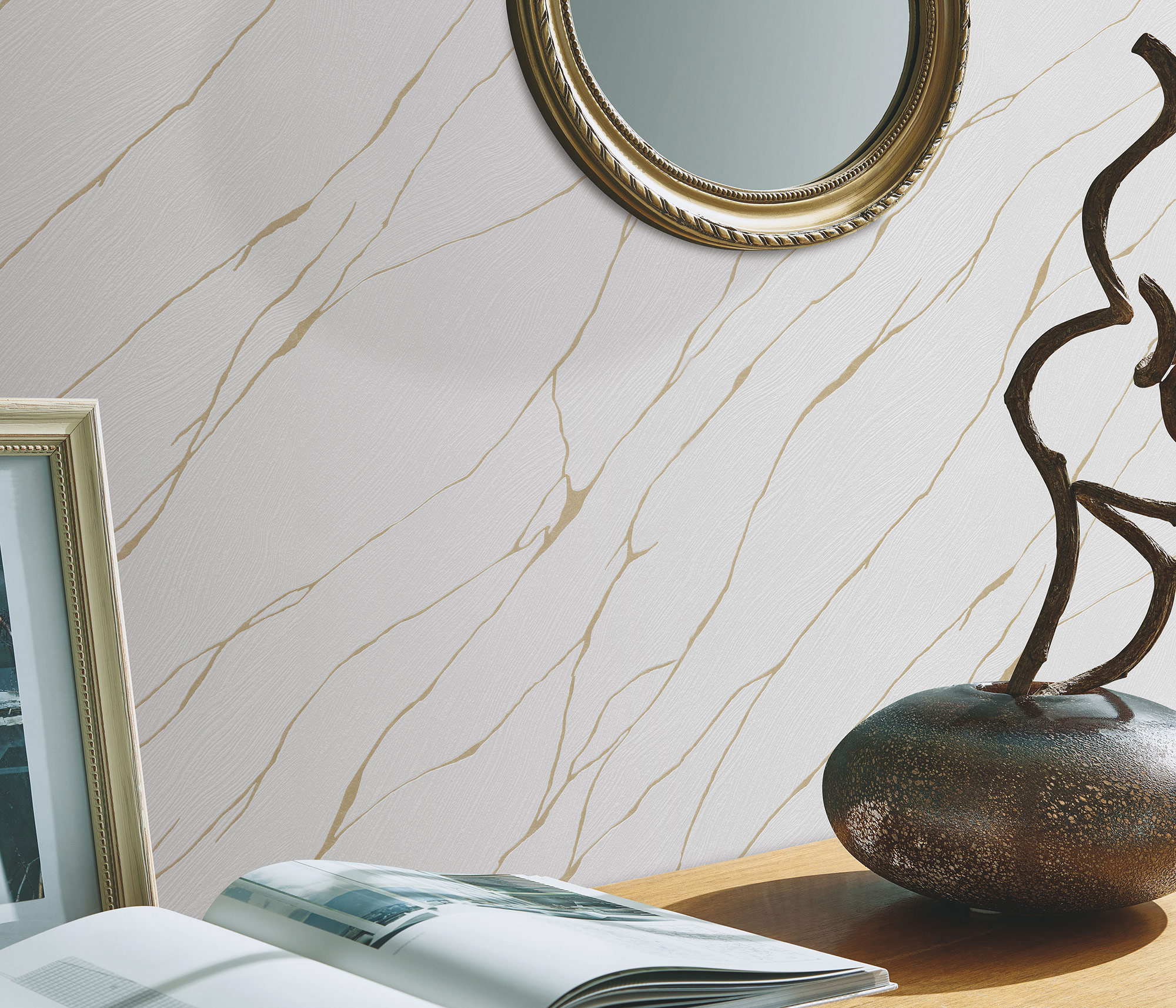 Erismann Vliestapete Opus hellgrau 1044031