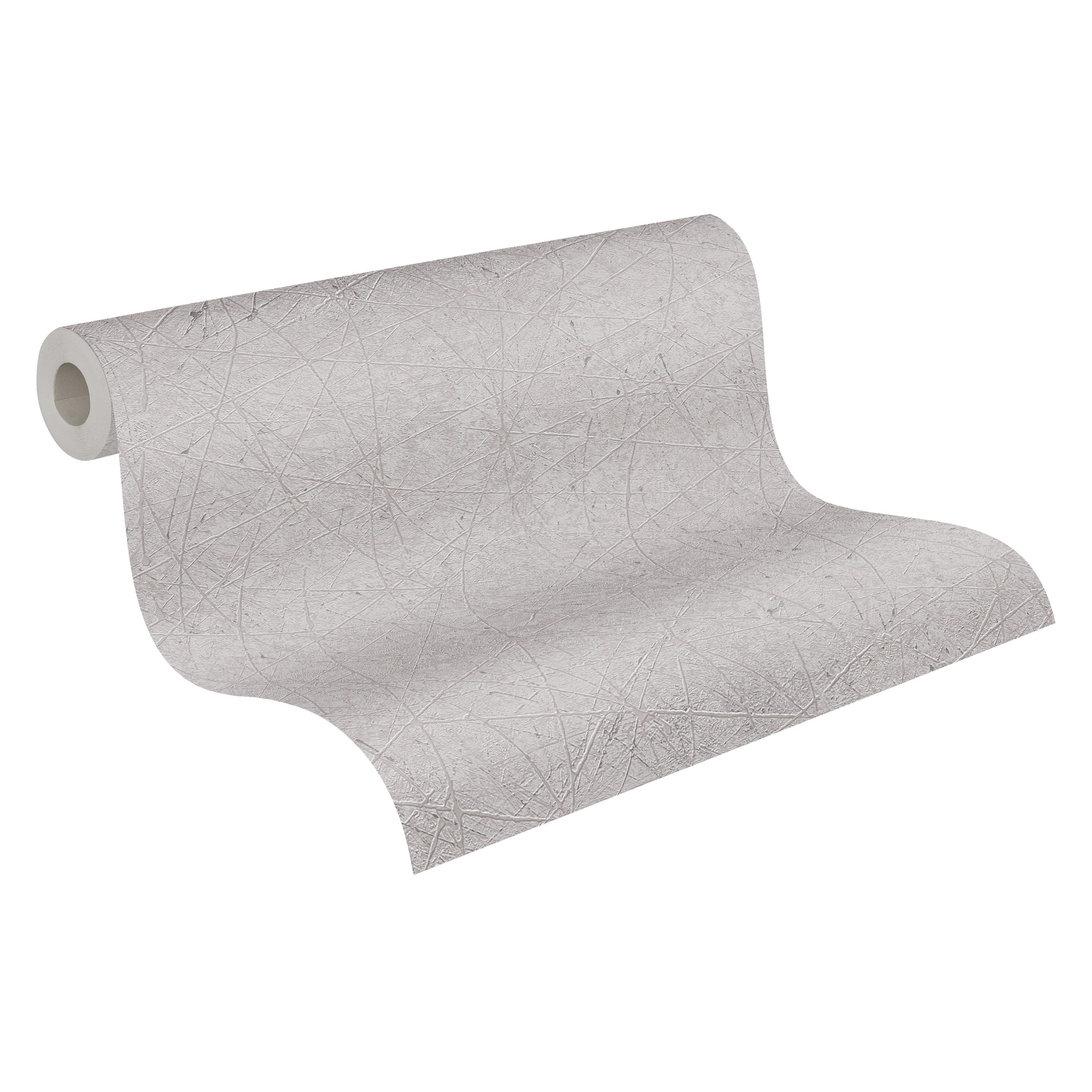 AS Vliestapete MS Travel Styles Struktur Grau 391772