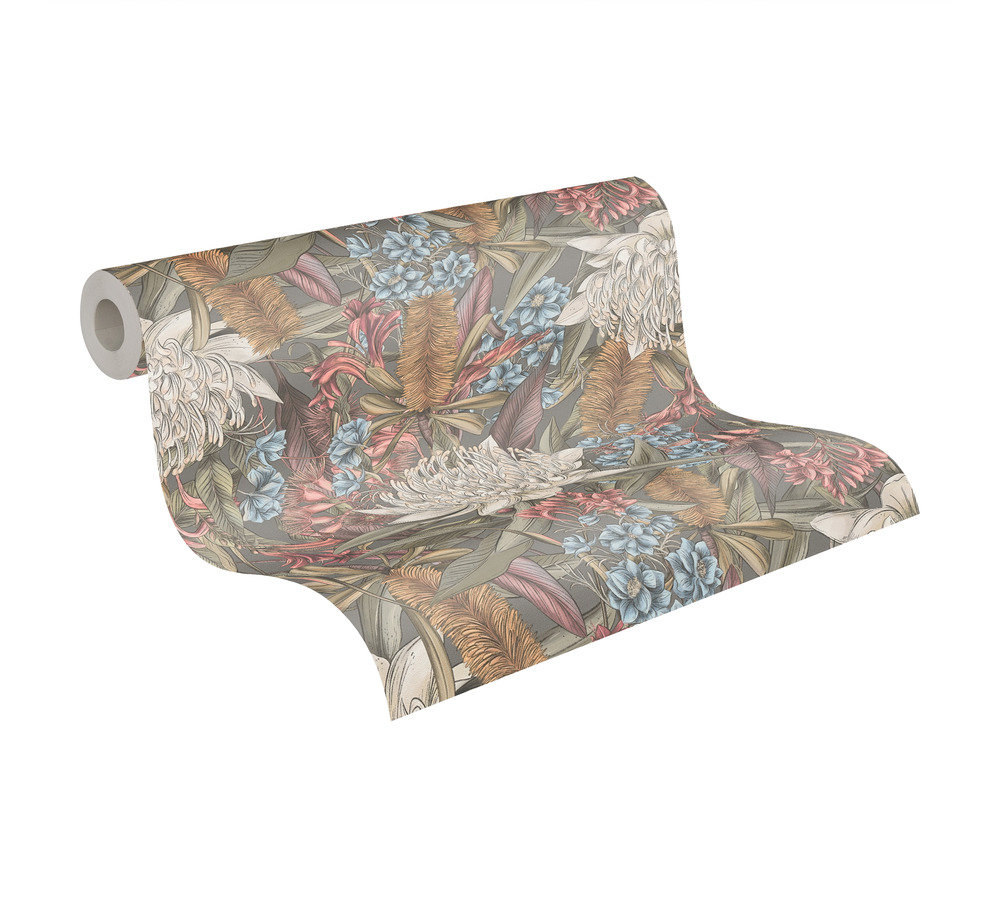 Livingwalls Vliestapete Drawn Into Nature Blumen 394283