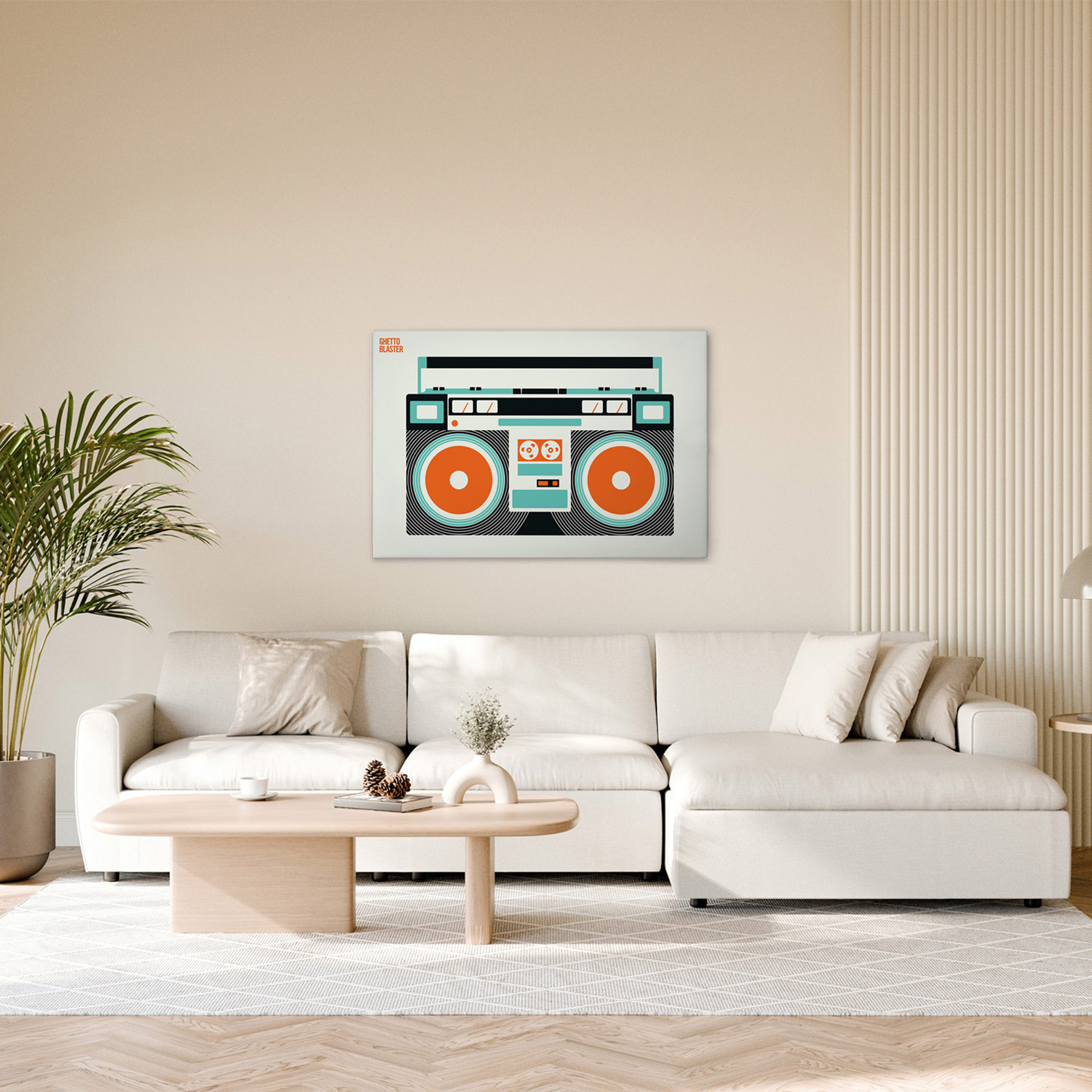 AS Leinwandbild Ghetto Blaster DD132318