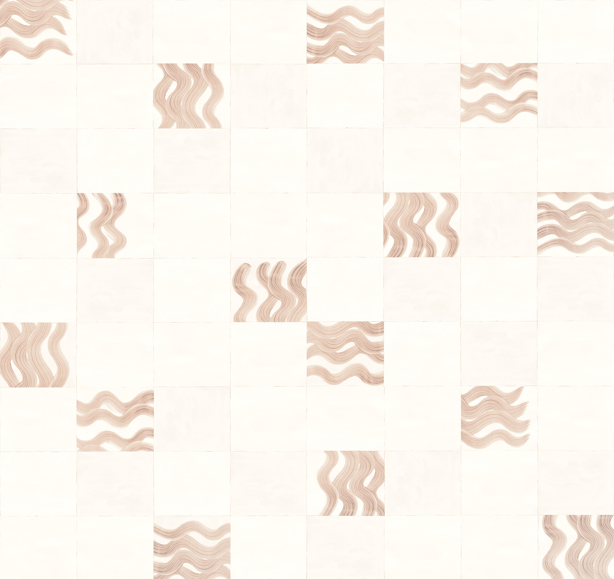 Masureel Fototapete Panel Traces Yugen Peach DGTRA6031260