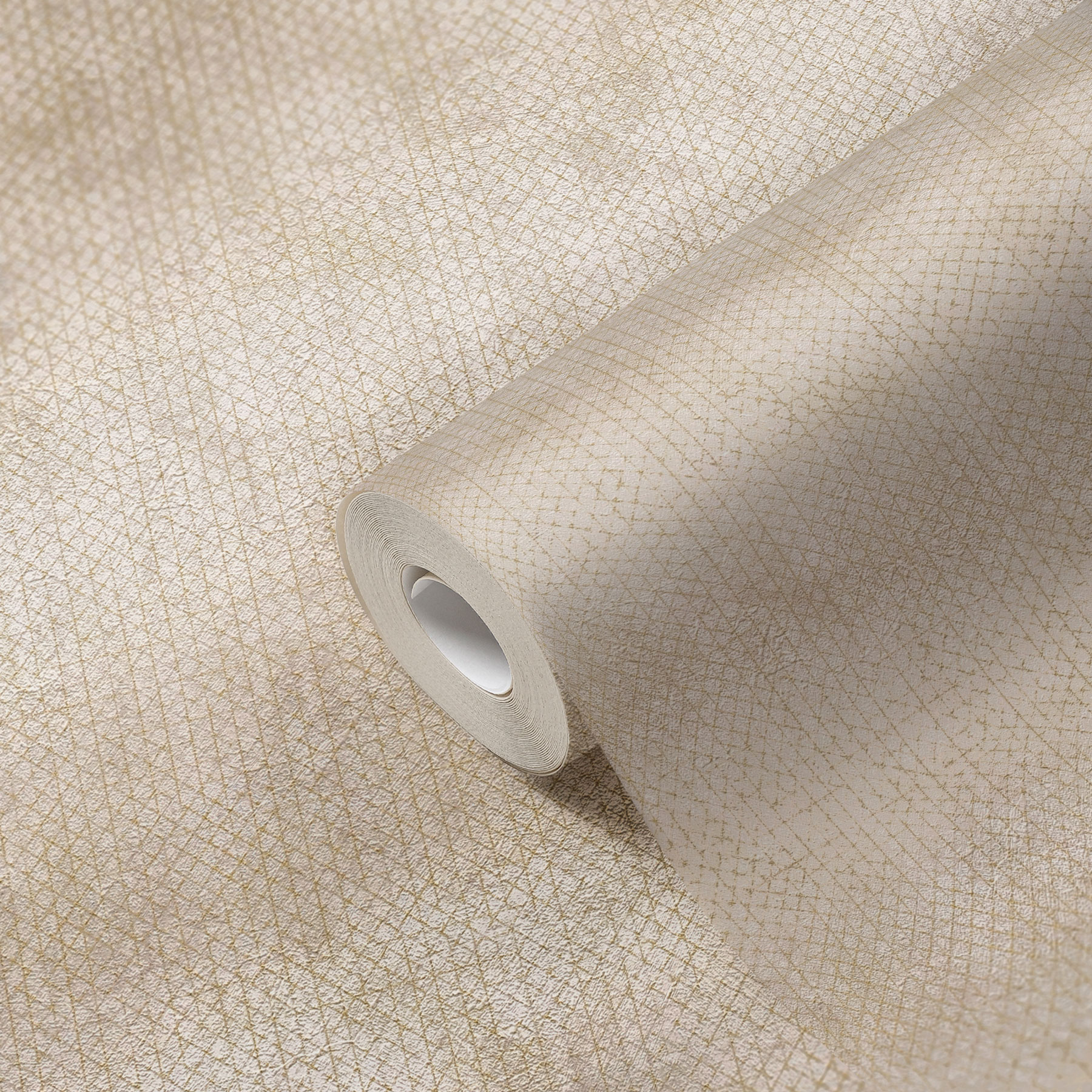 AS Vliestapete The BOS beige Unitapete 388262