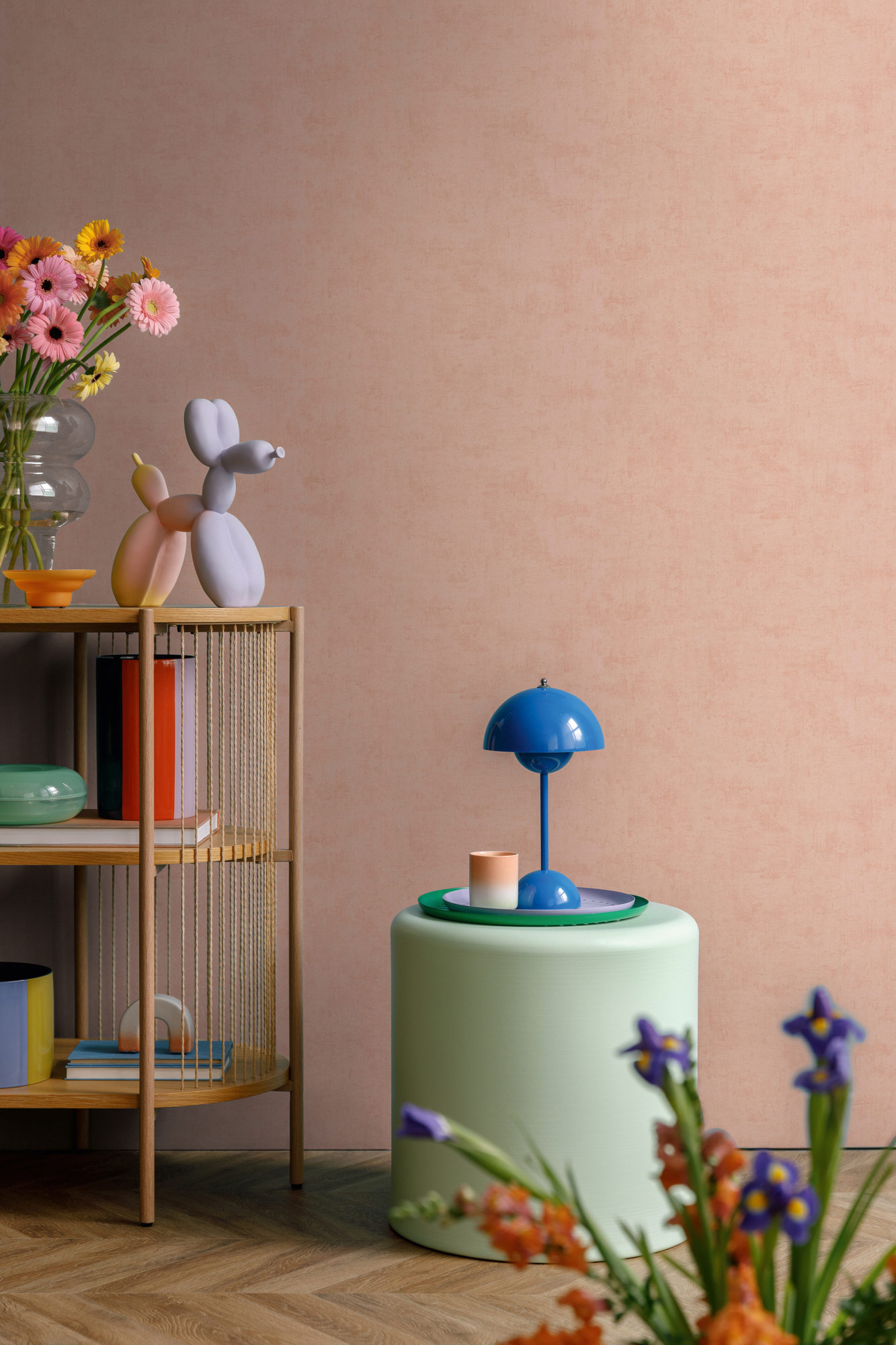 AS Vliestapete Nordic Feeling Unitapete Rosa 791538