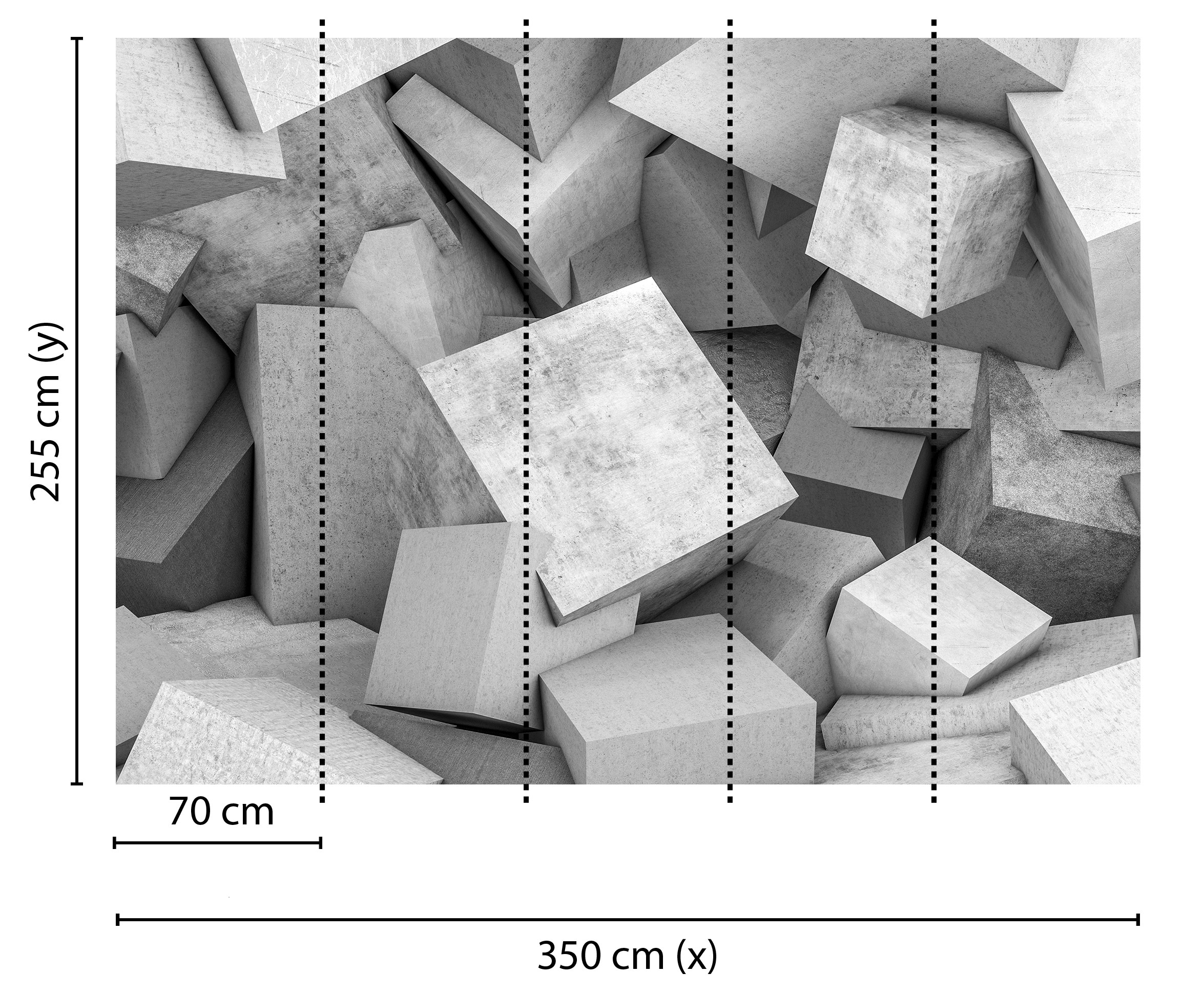 AS Fototapete Designwalls ConcreteBlocks DD118734