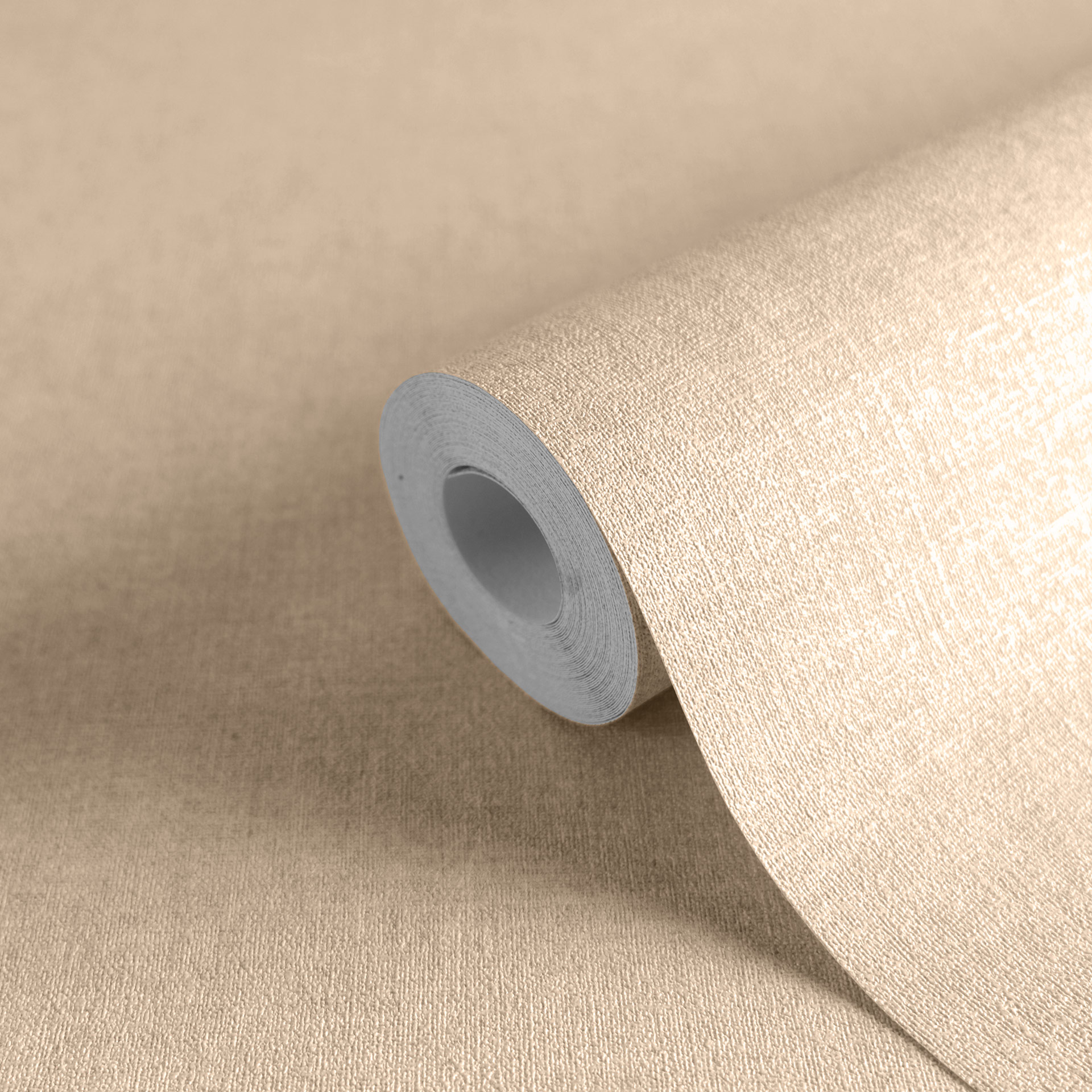 AS Vliestapete MS Hot Spots Unis Beige 395655
