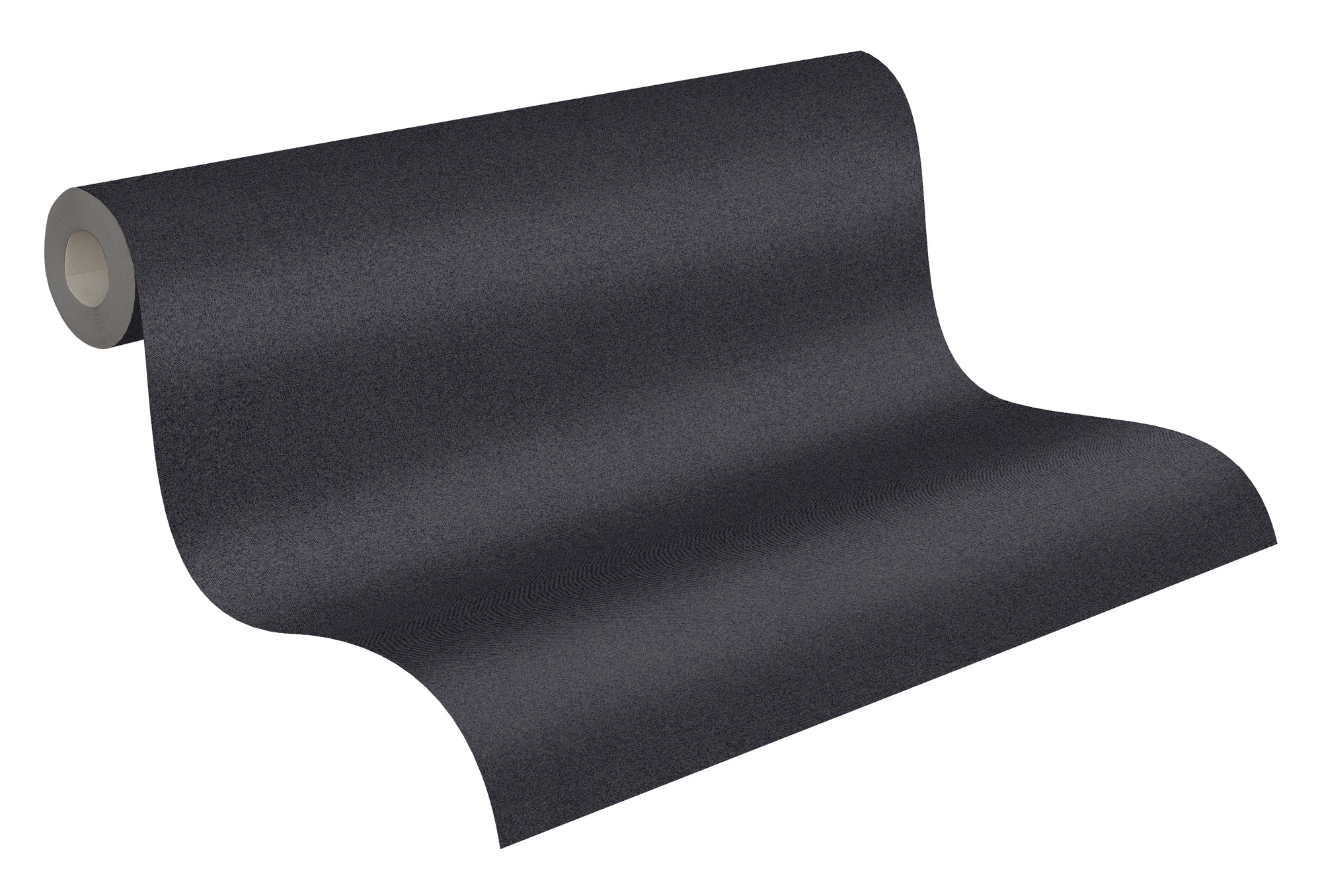 AS Vliestapete Jade 2 Schwarz Unitapete 375554