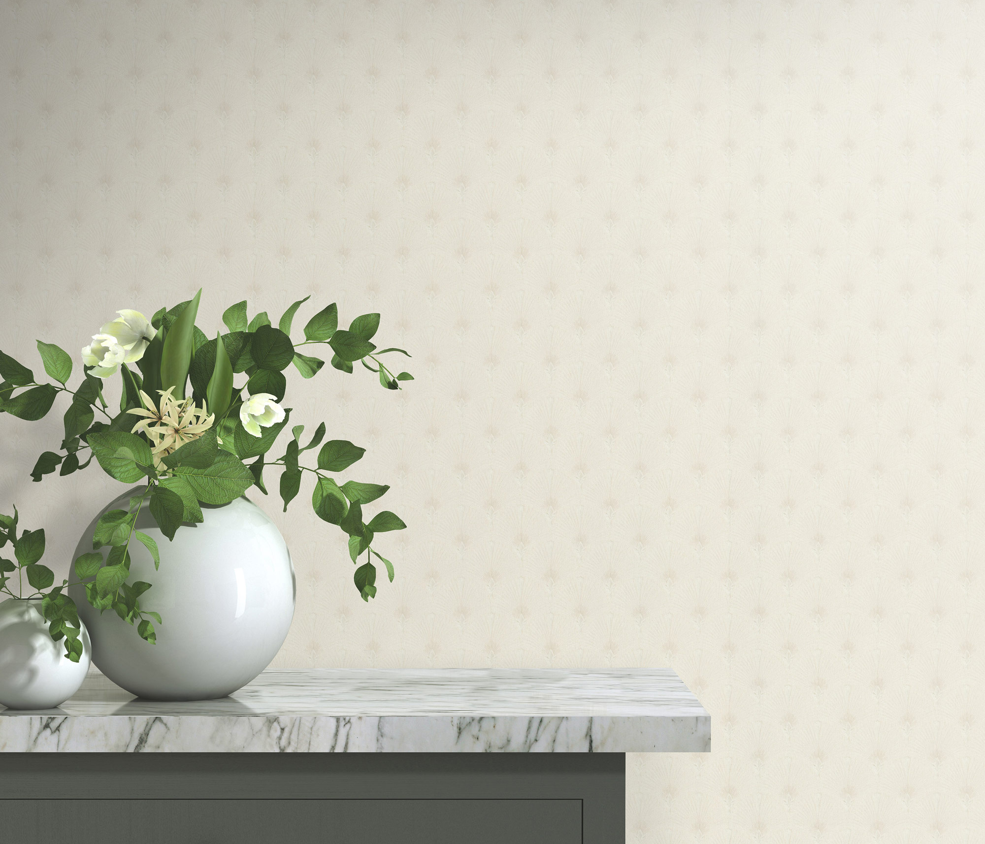 Erismann Vliestapete Versailles creme 1034614