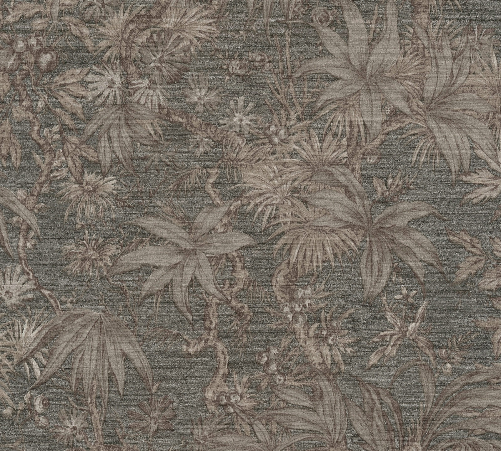 AS Vliestapete History of Art 2 Floral Grau 790473