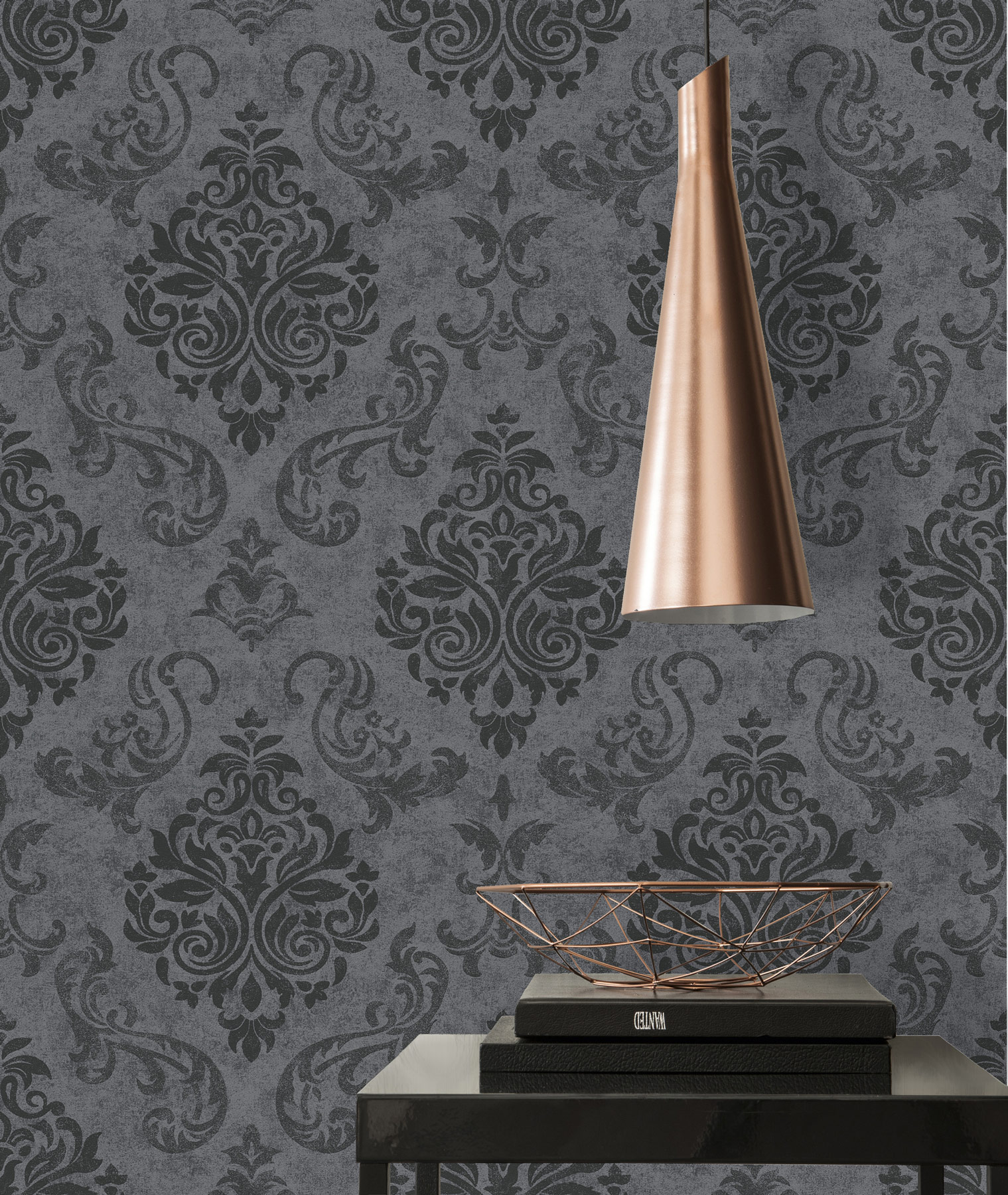 AS Vliestapete Memory 3 Barock Tapete Schwarz 953723