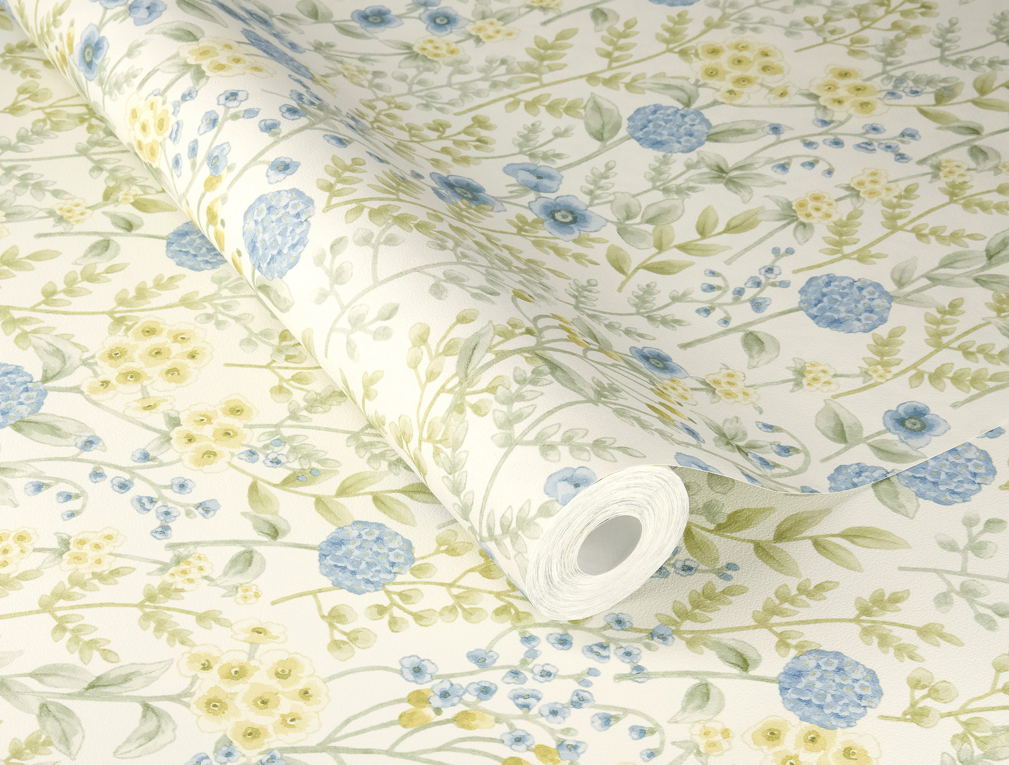 Rasch Vliestapete Beltesto Blau Floral 793710