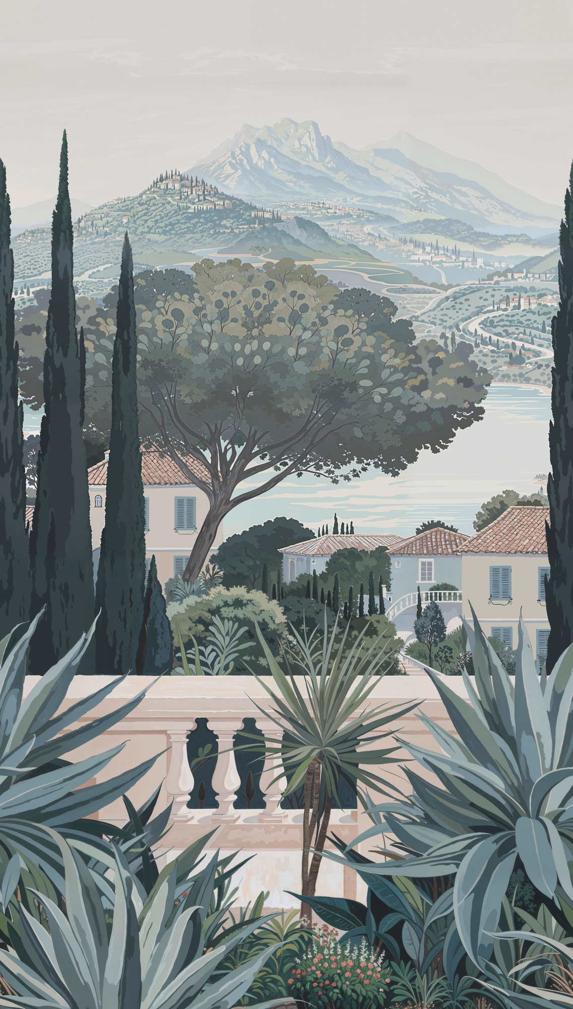 AS Fototapete MS Hot Spots Finca Blau 790158