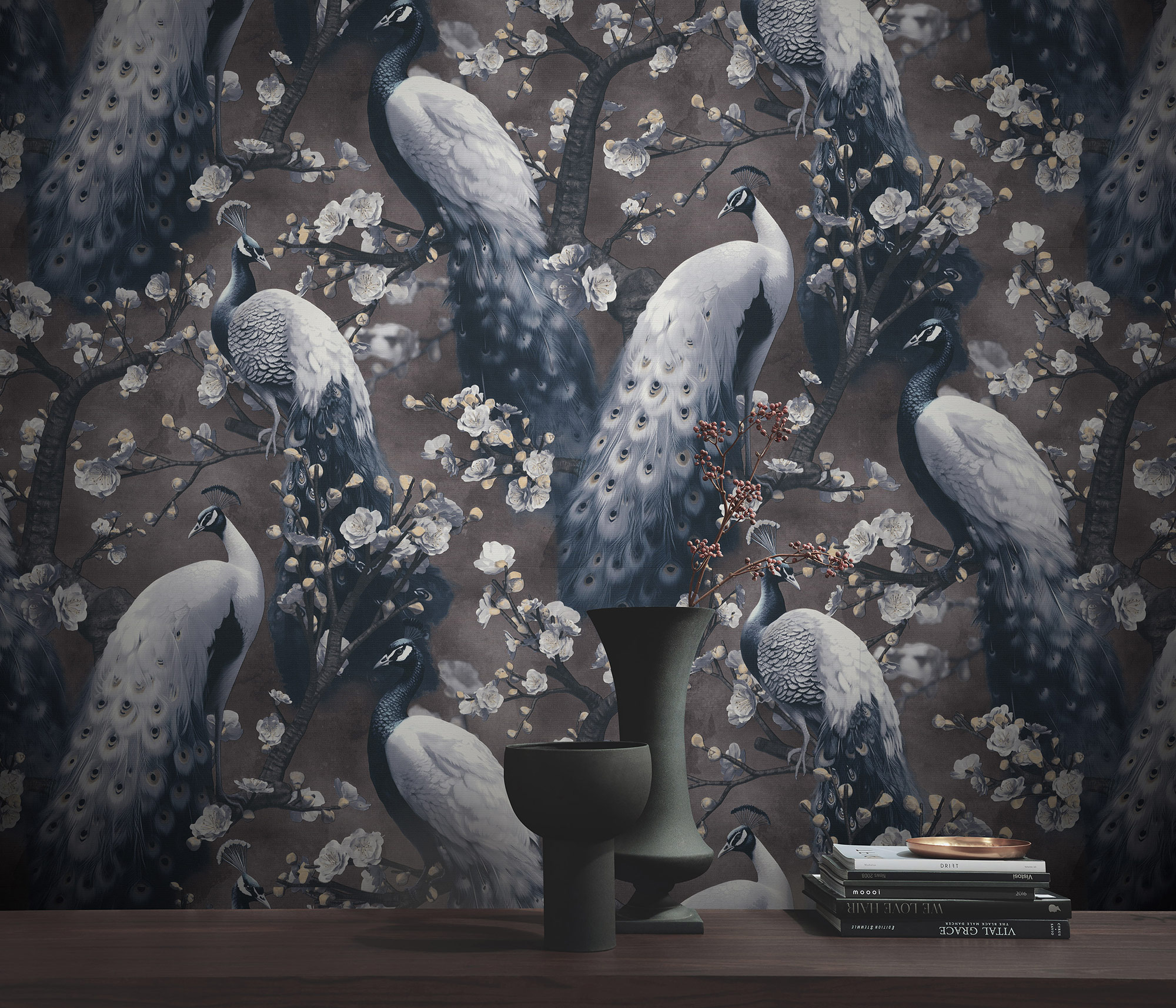 Erismann Vliestapete Play of light braun 1041415