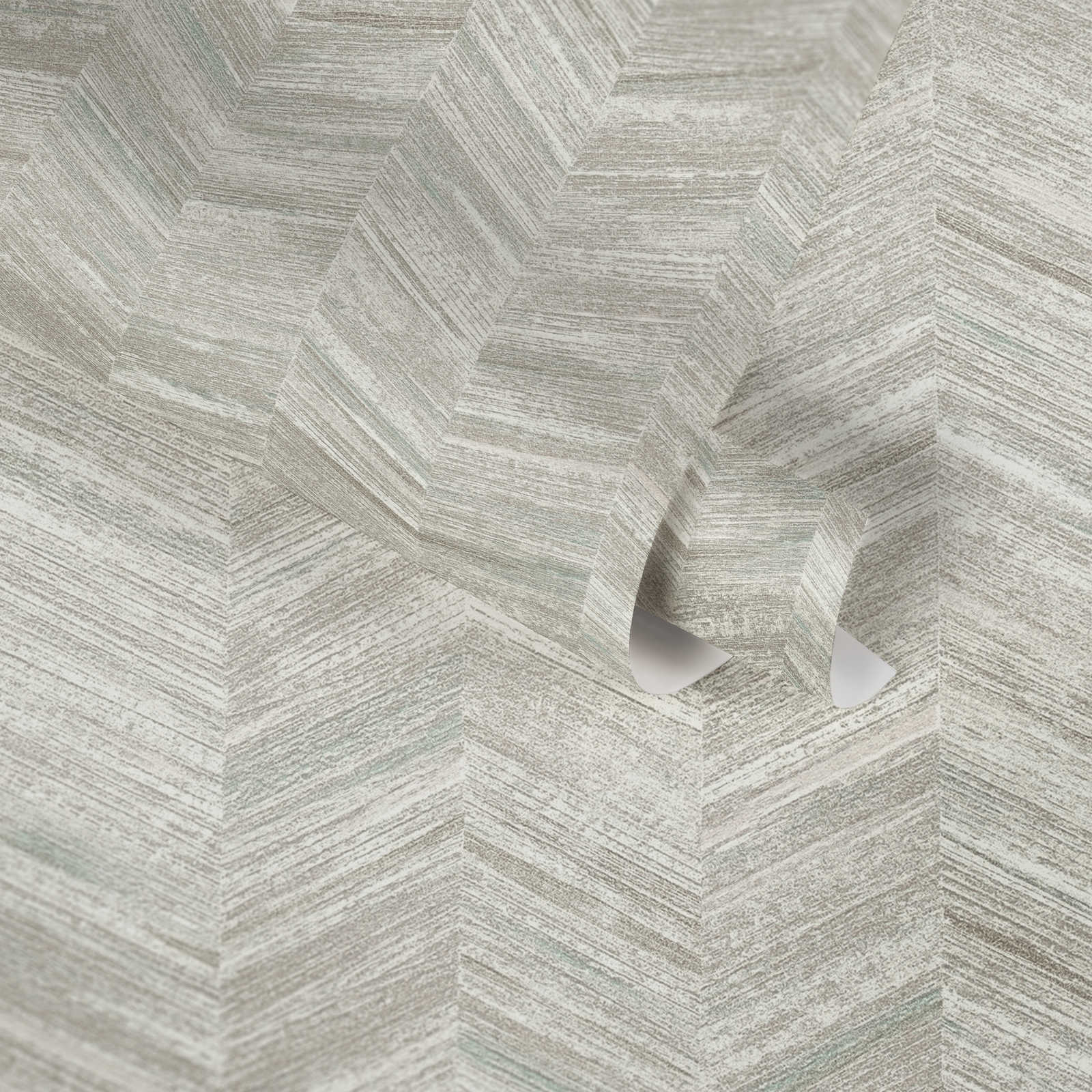 AS Creation Vliestapete Geo Effect grau 383094