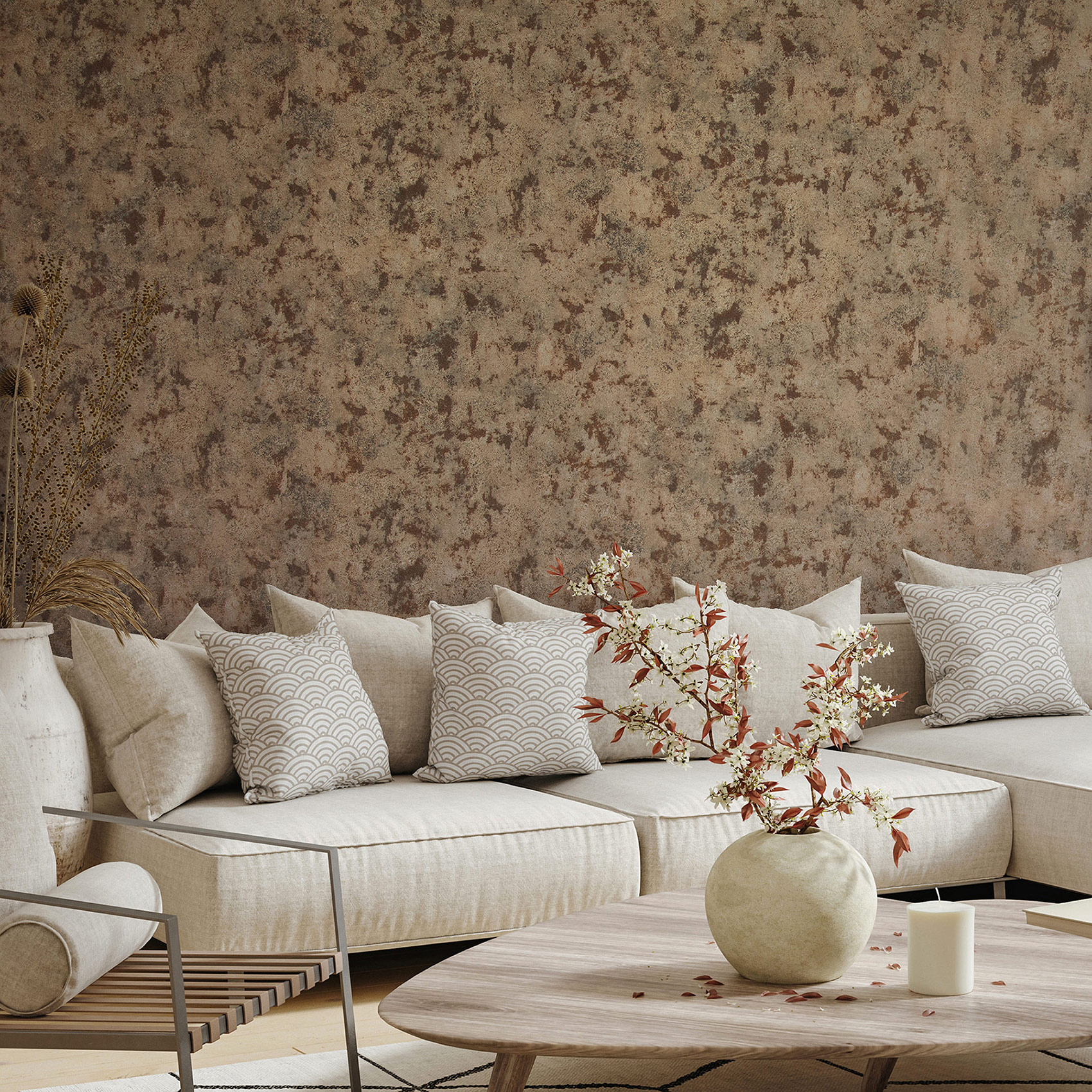 Hohenberger Vliestapete Glasperlen Tesoro Perlina 81389