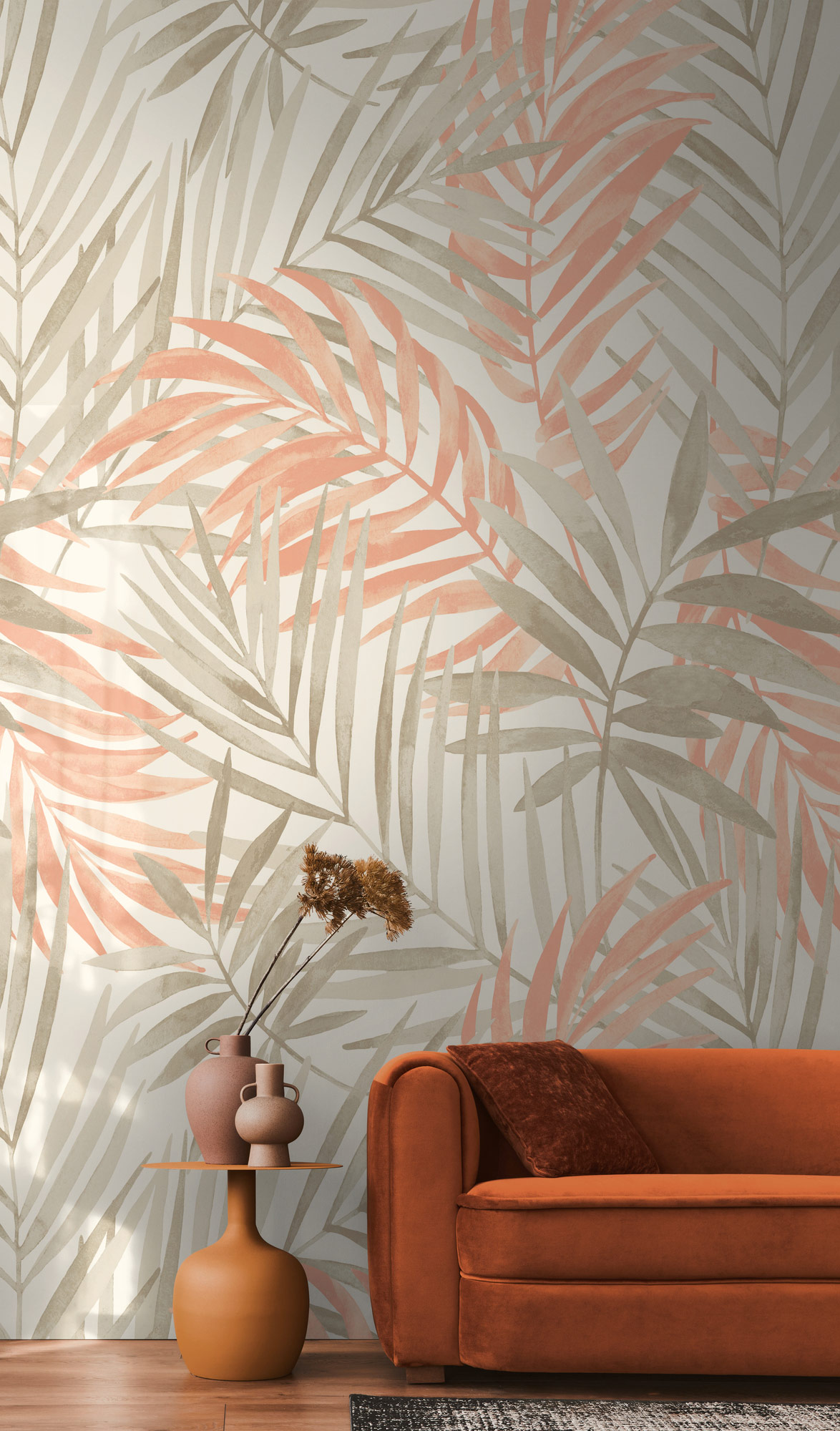 AS Fototapete The Wall 4 Tropisch Creme 388551