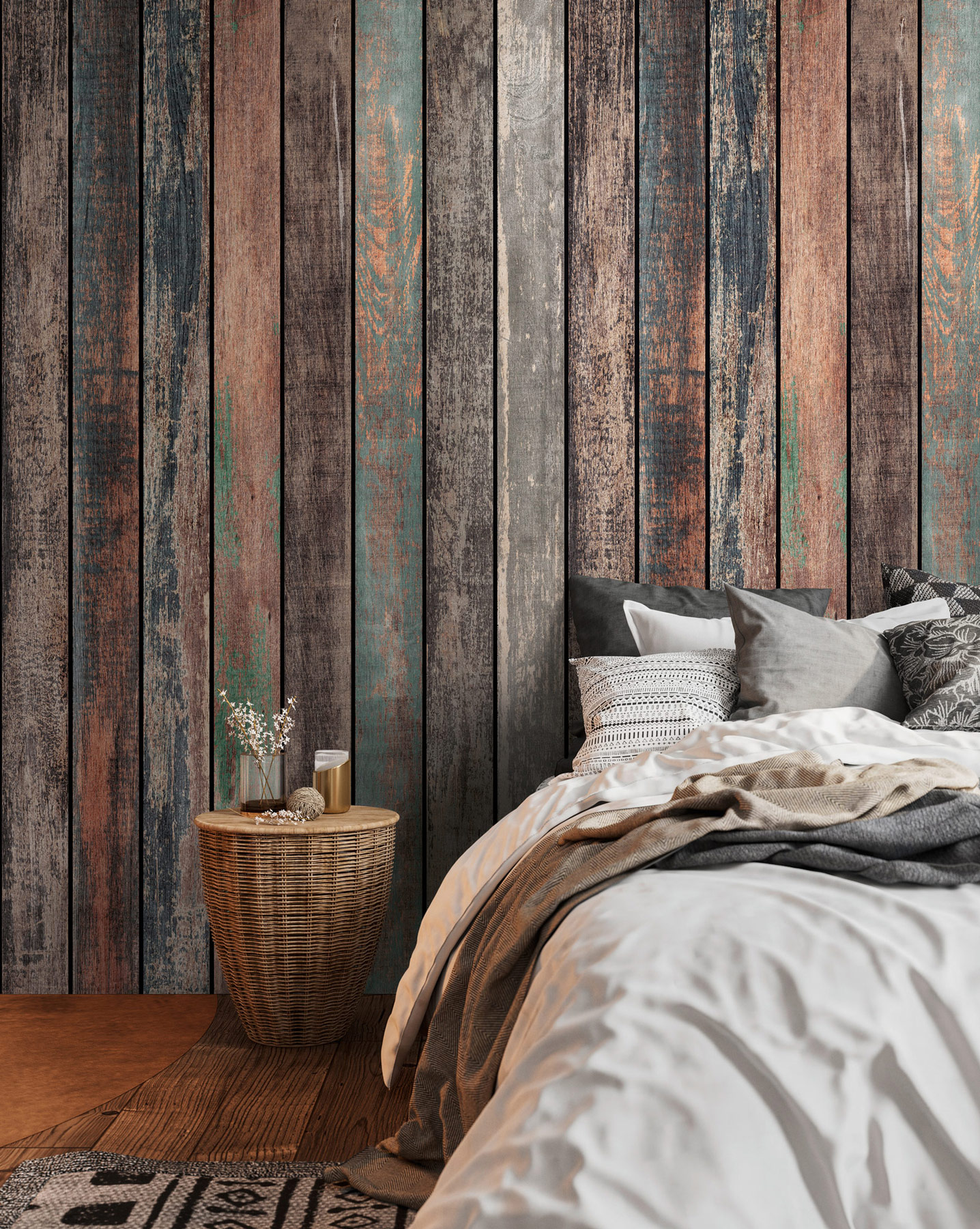 Livingwalls Vliestapete The Wall 3 Used-Look 398321