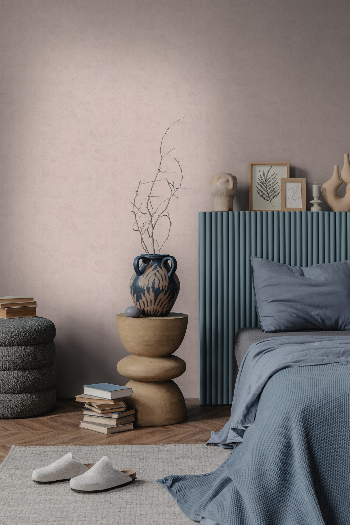 AS Vliestapete Nordic Feeling Unitapete Lila 791527