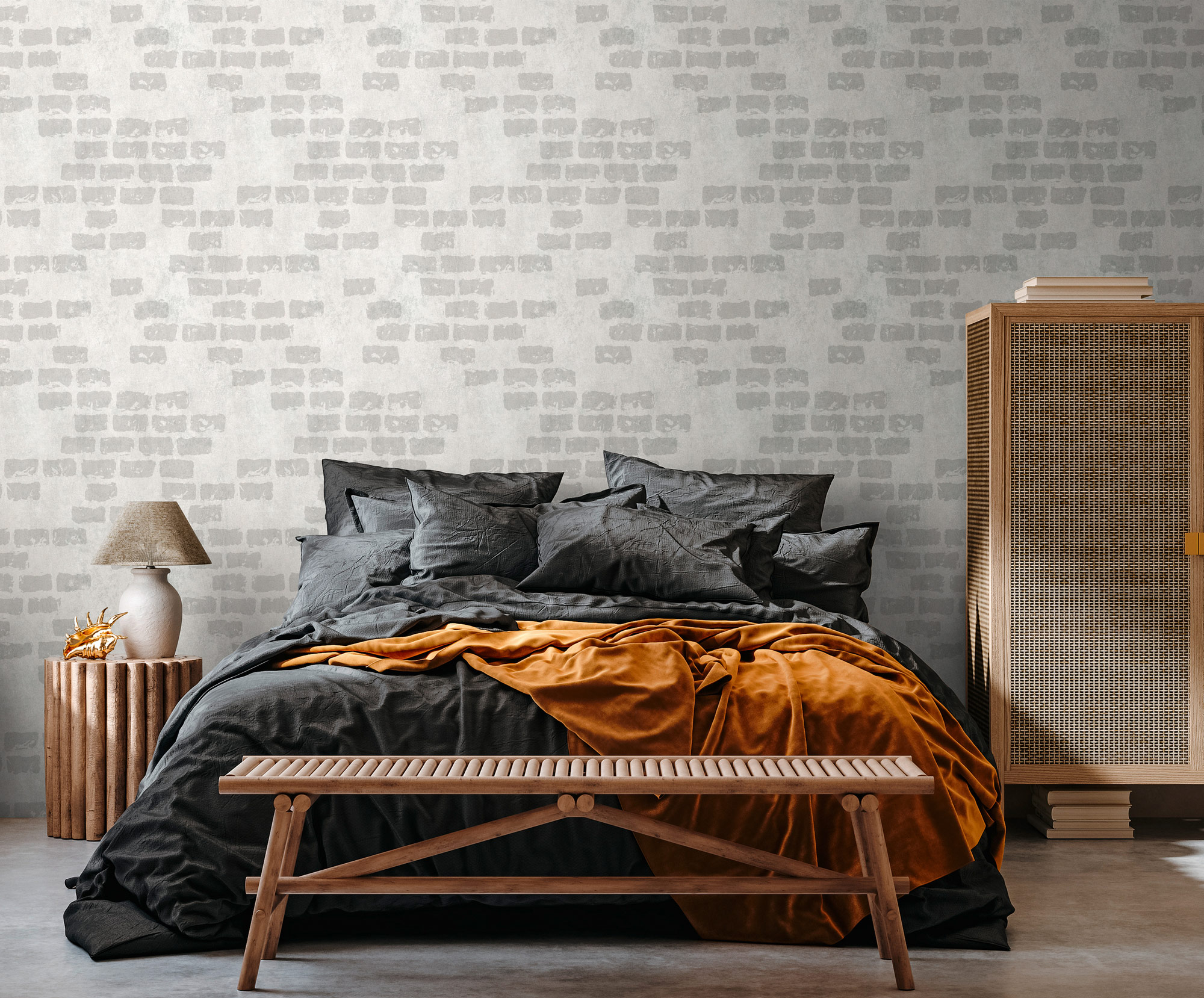 Livingwalls Vliestapete The Wall 3 Steinwand 398251
