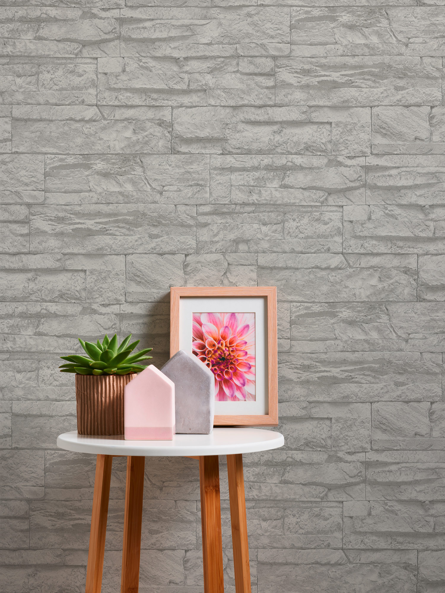 AS Vliestapete Elements 2 Steintapete Grau 707116