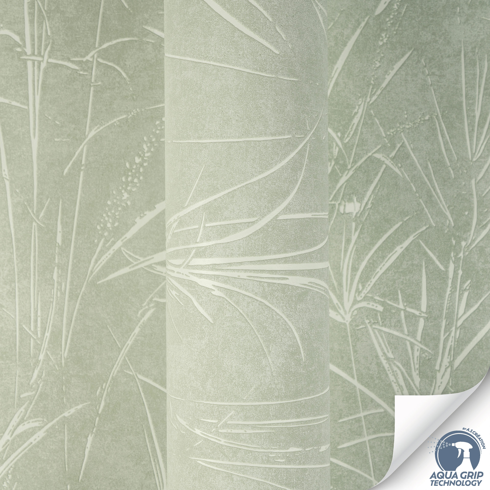 AS Vliestapete Cosiness Designdrop 2 Floral Grün 792822