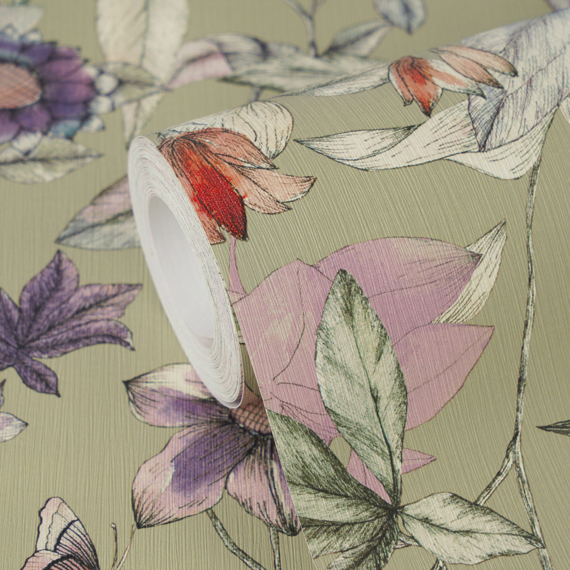 AS Vliestapete PintWalls 3 Floral Grün 791873