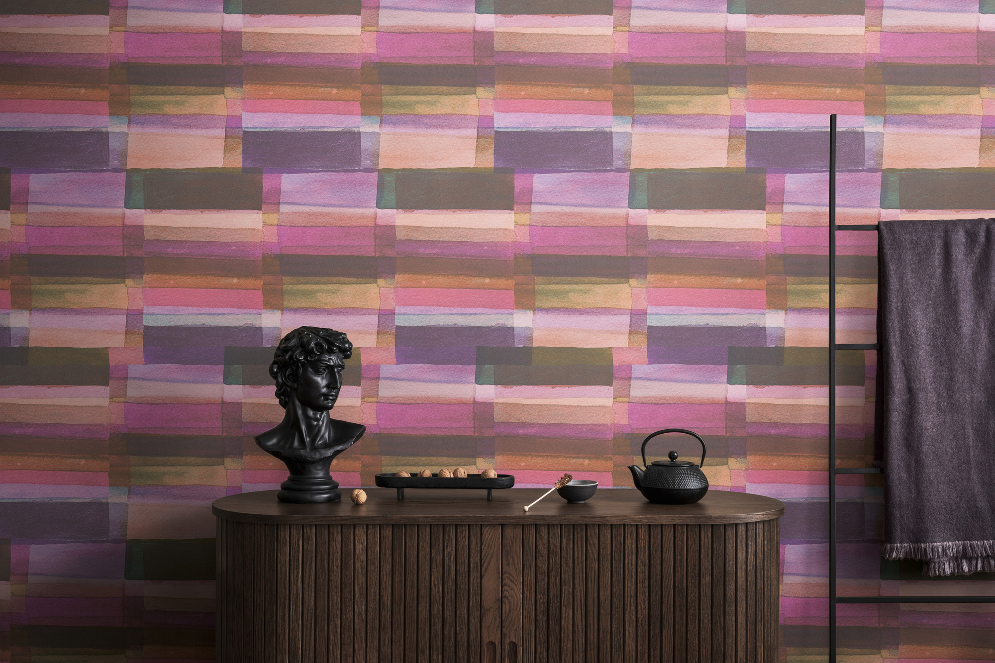 AS Vliestapete Anna d'Andrea Abstrakt Lila 782251