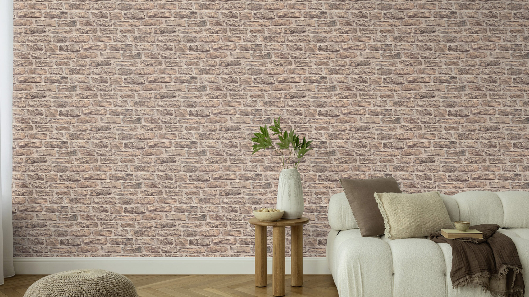 Rasch Vliestapete Factory 6 Beige-Greige Steinoptik 498325