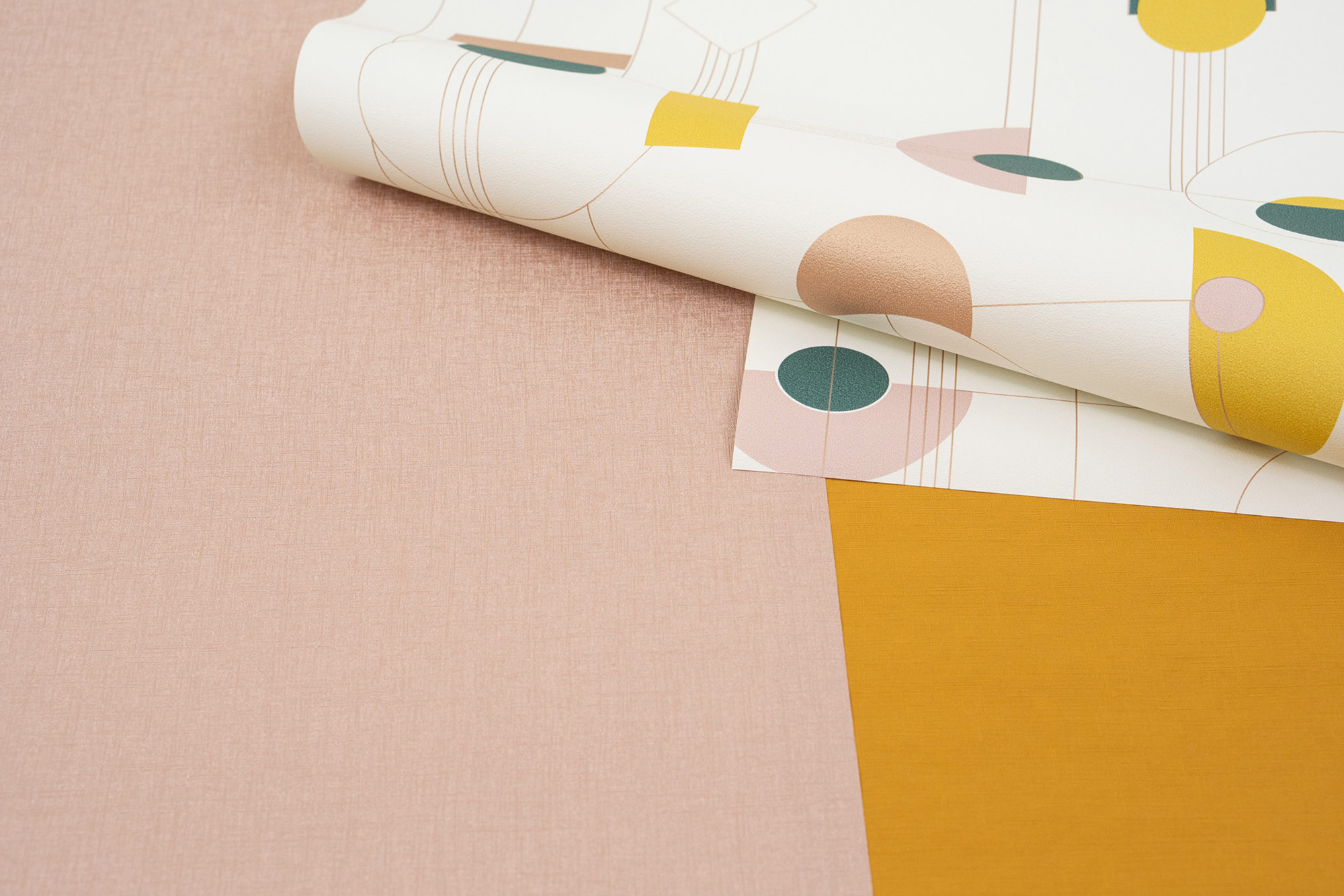 Rasch Vliestapete Beltesto Gelb Grafisch 795271