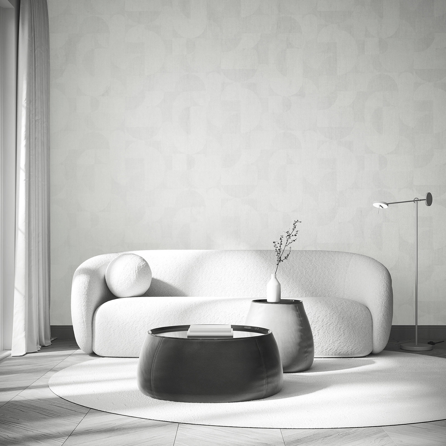 Hohenberger Vliestapete Tesoro Forma Avorio 65594