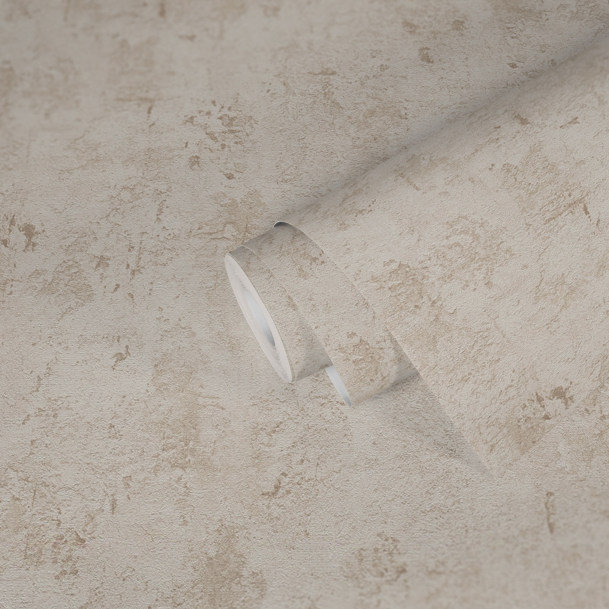 AS Vliestapete The BOS creme Steinoptik 388236