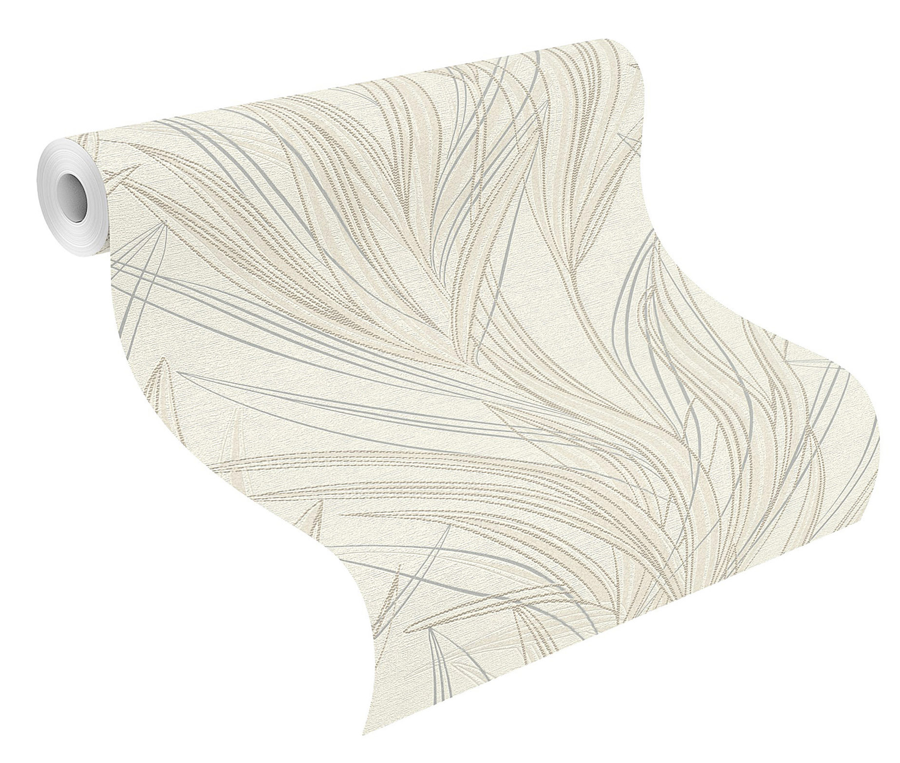 Rasch Vliestapete Welcome Home Weiß-Cremeweiß 654004