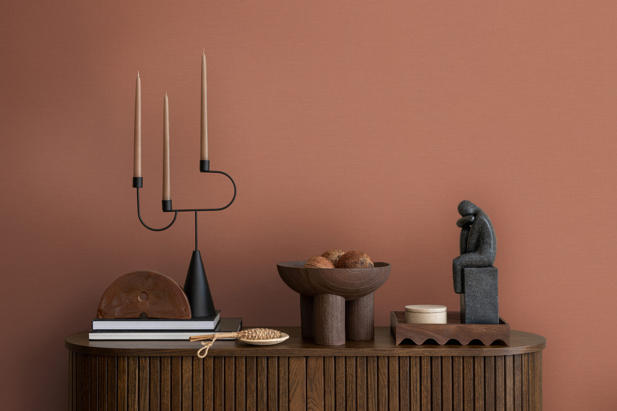 AS Vliestapete Anna d'Andrea Unitapete Rot 390978