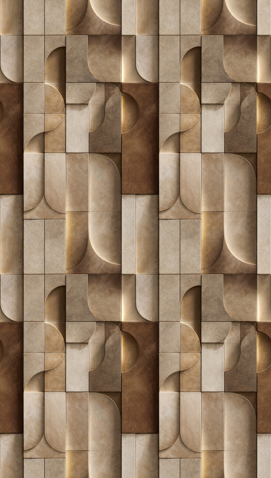 AS Fototapete The Wall 4 3D Optik Braun 792247