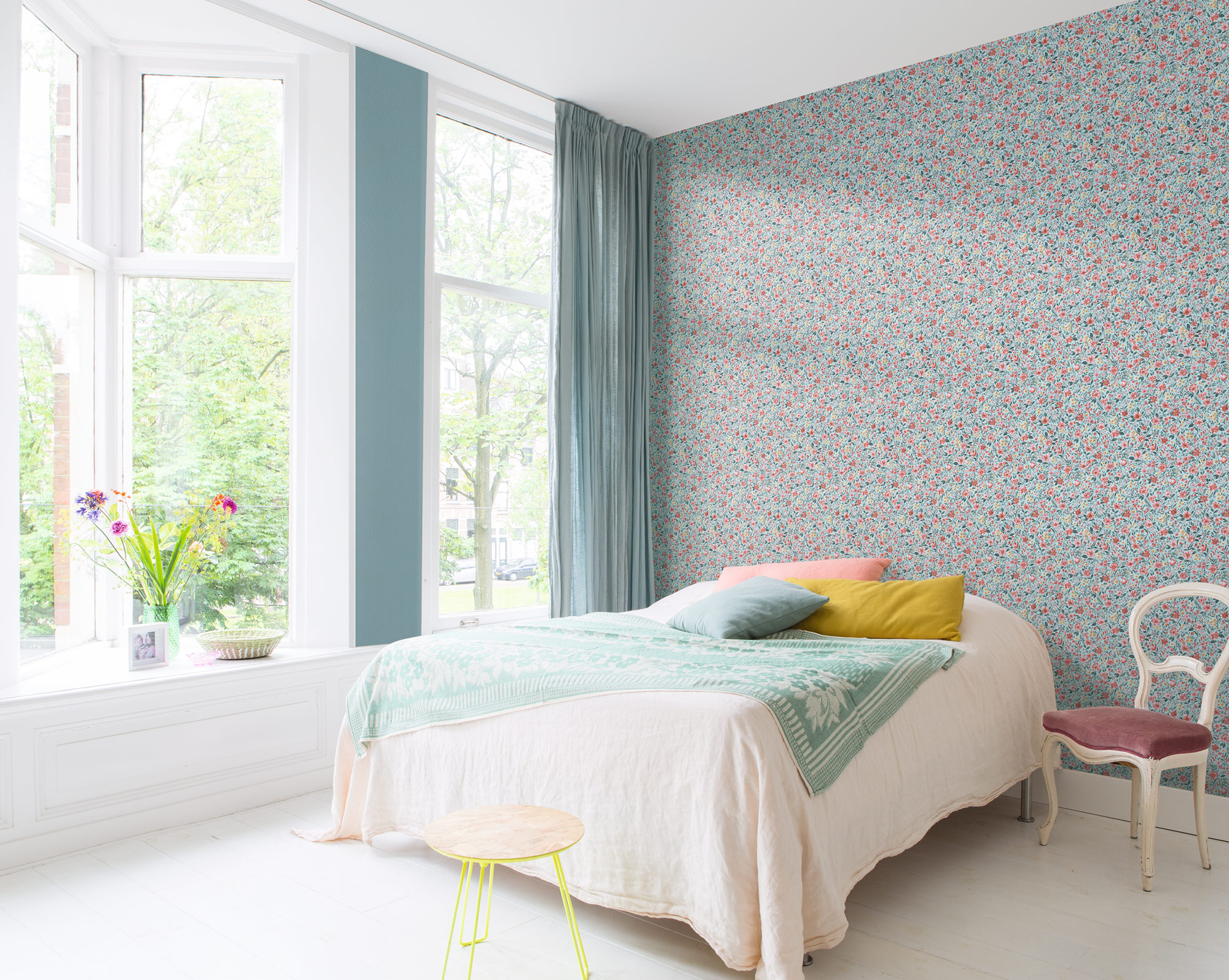 Rasch Textil Vliestapete Petite Fleur 5 Blumen 288383