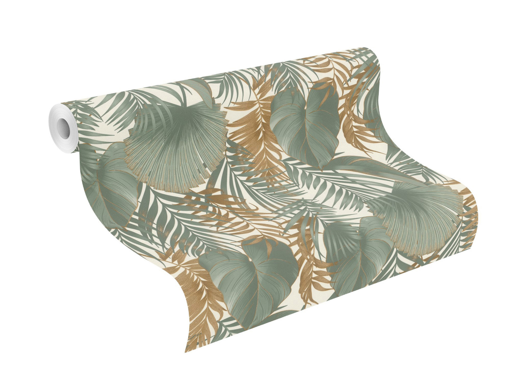 Rasch Vliestapete Beltesto Grün-Dunkelgrün Botanical 462098