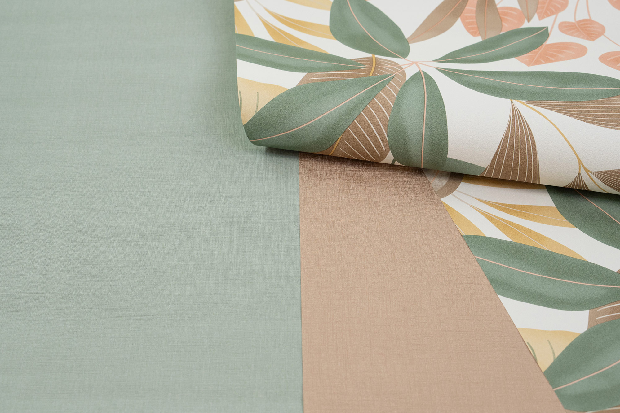 Rasch Vliestapete Beltesto Orange Botanical 794113