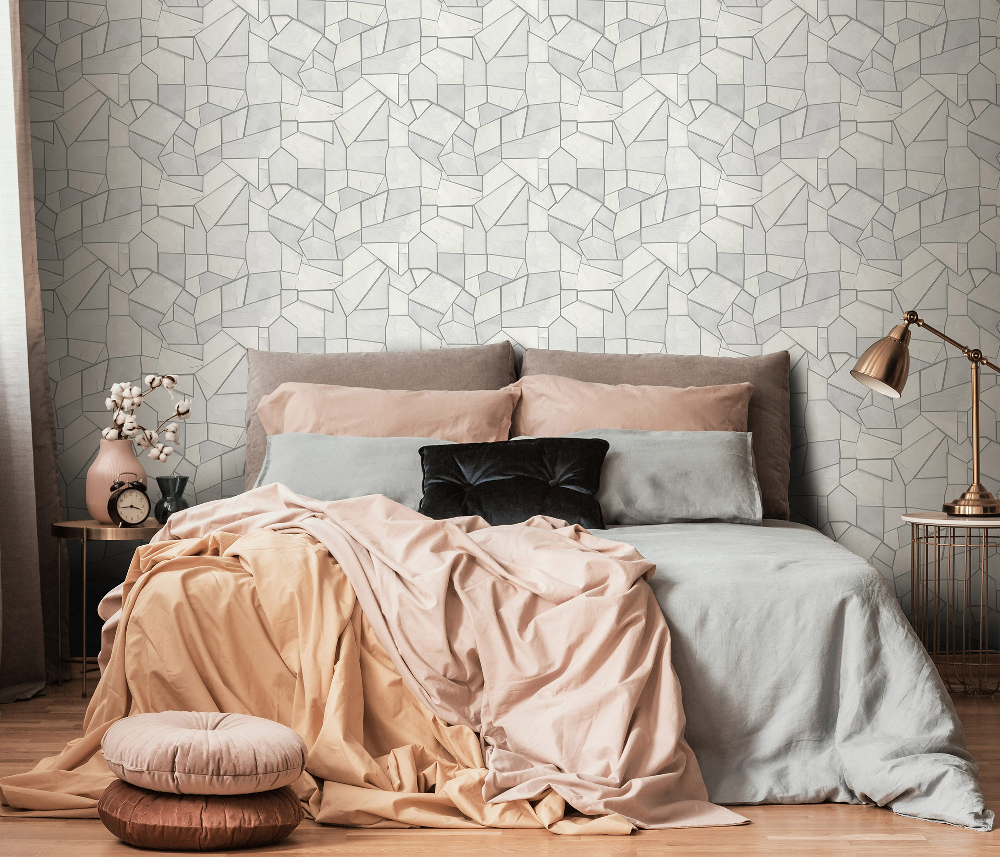 Erismann Vliestapete Elle 4 grau 1044531